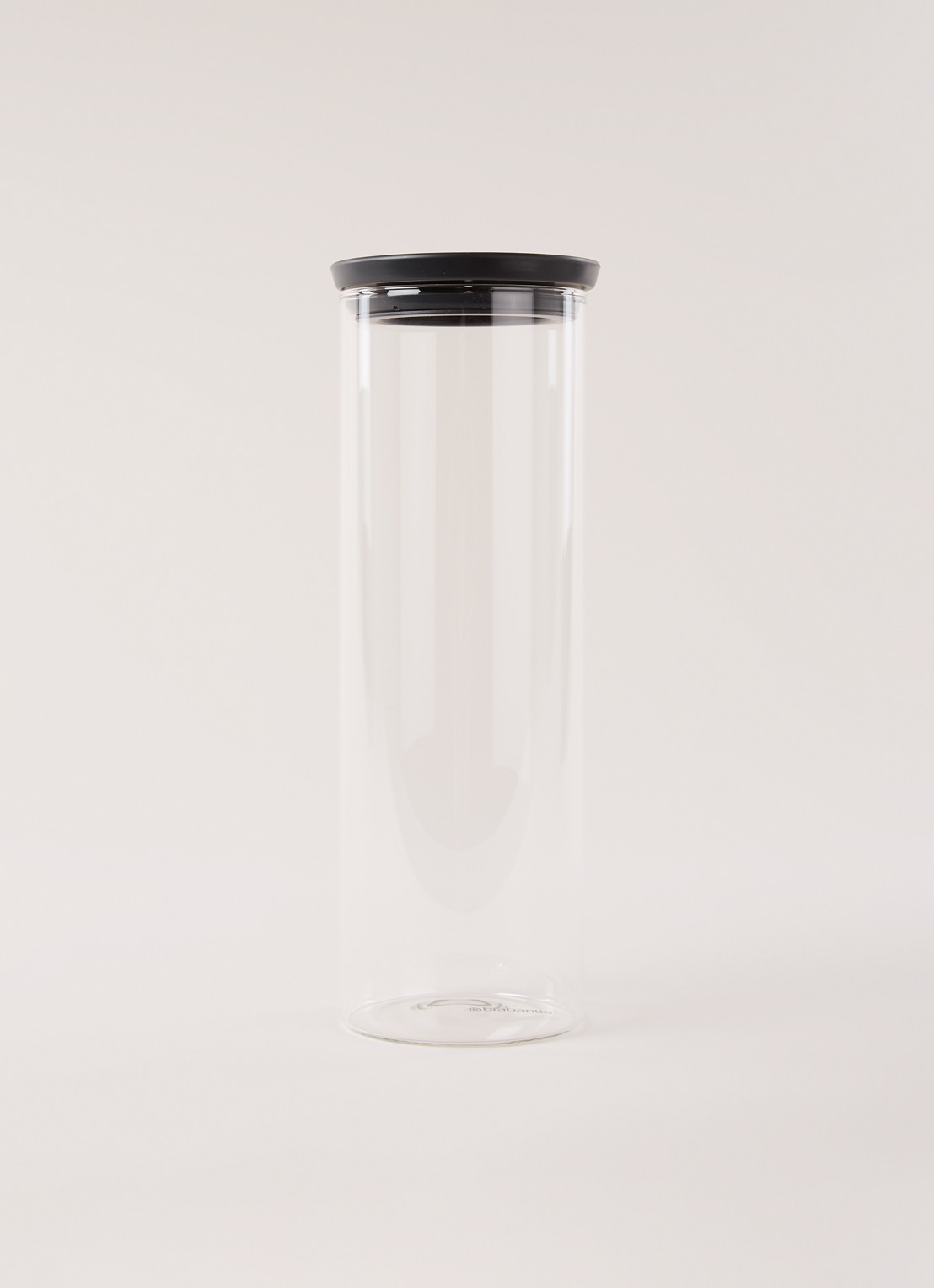 Brabantia Voorraadpot - voorkant 2 antraciet
