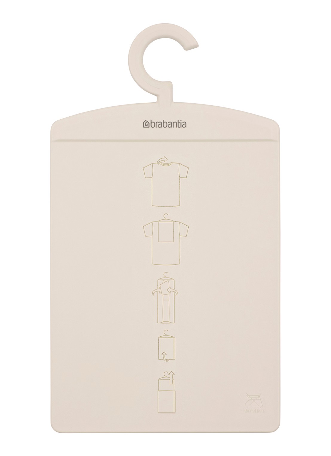 Brabantia Wasgoed vouwplank - voorkant 2 beige