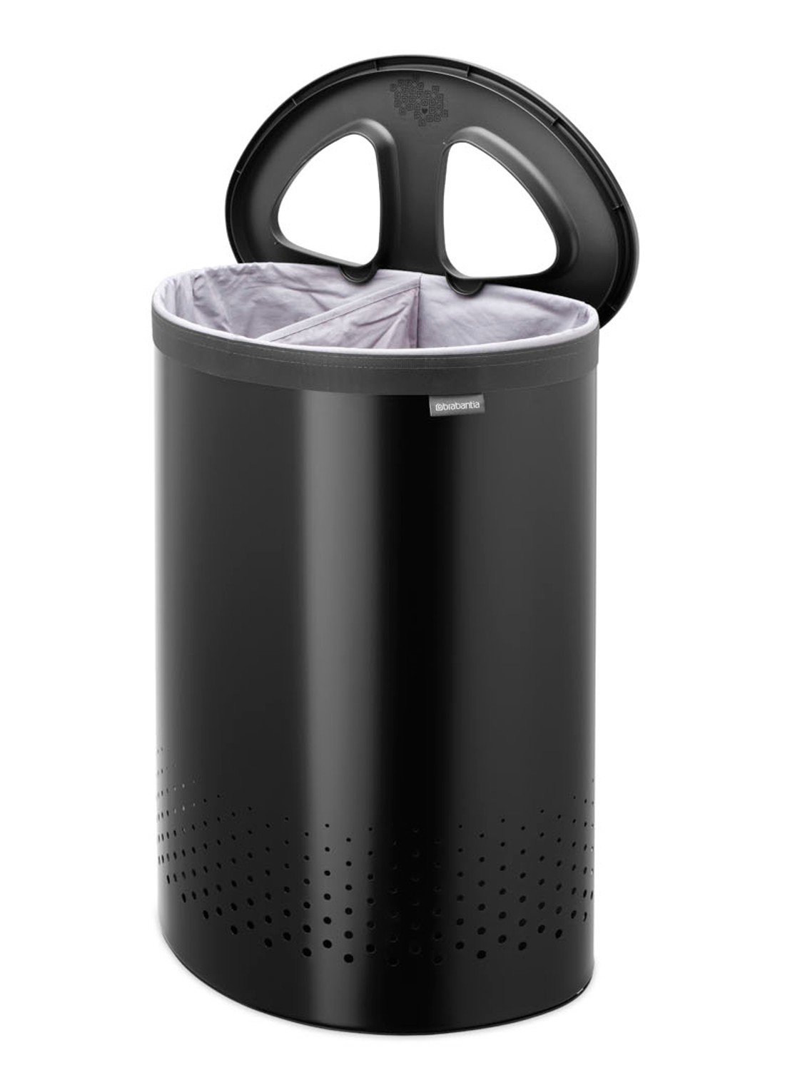 Brabantia Wasmand 63 cm - voorkant 3 zwart