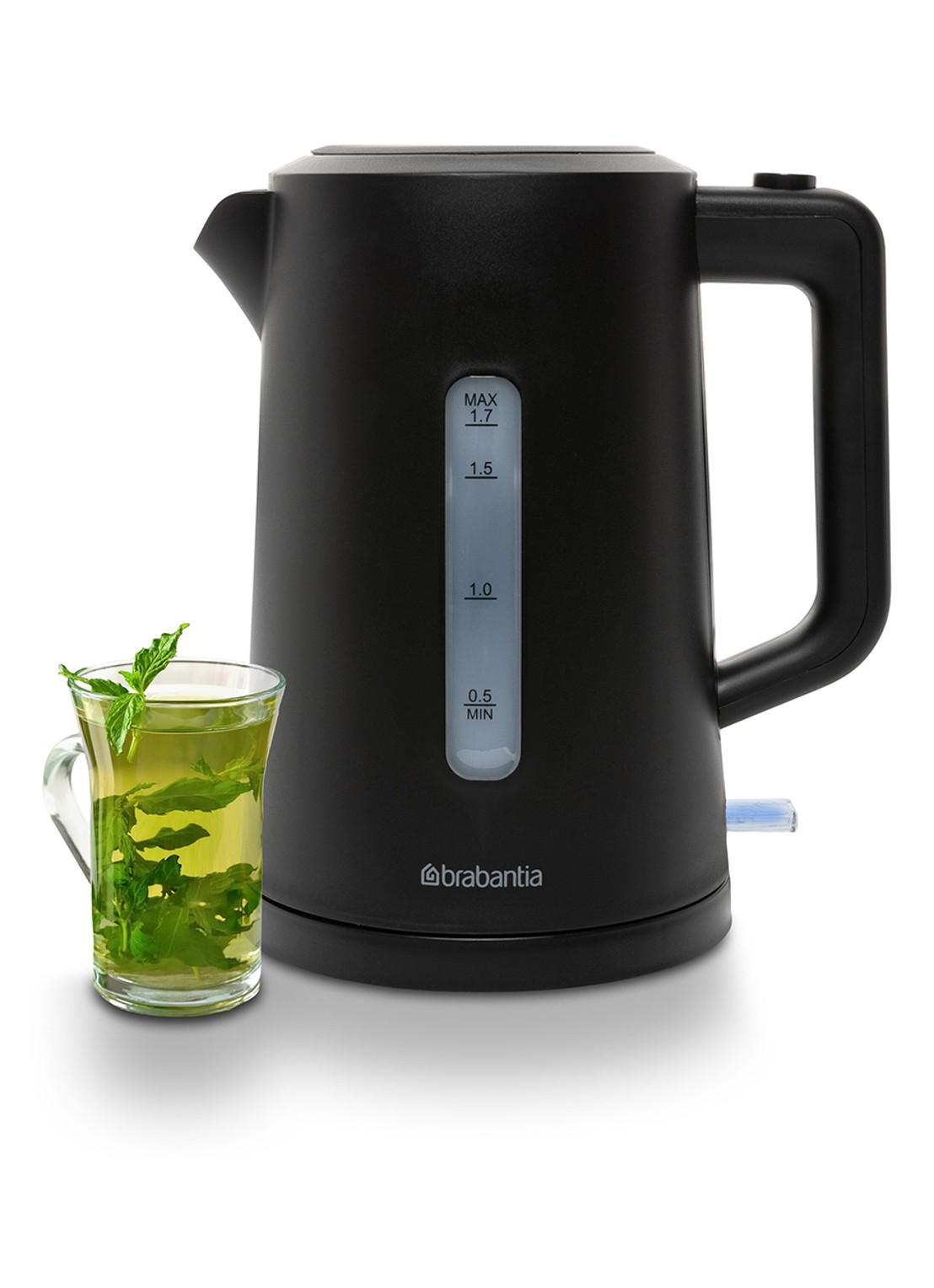 Brabantia Waterkoker BBEK1017 - voorkant 3 zwart