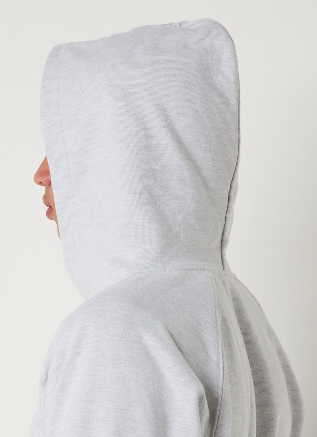 Bram's Fruit F*ck Off hoodie met print - detail 2 grijsmele