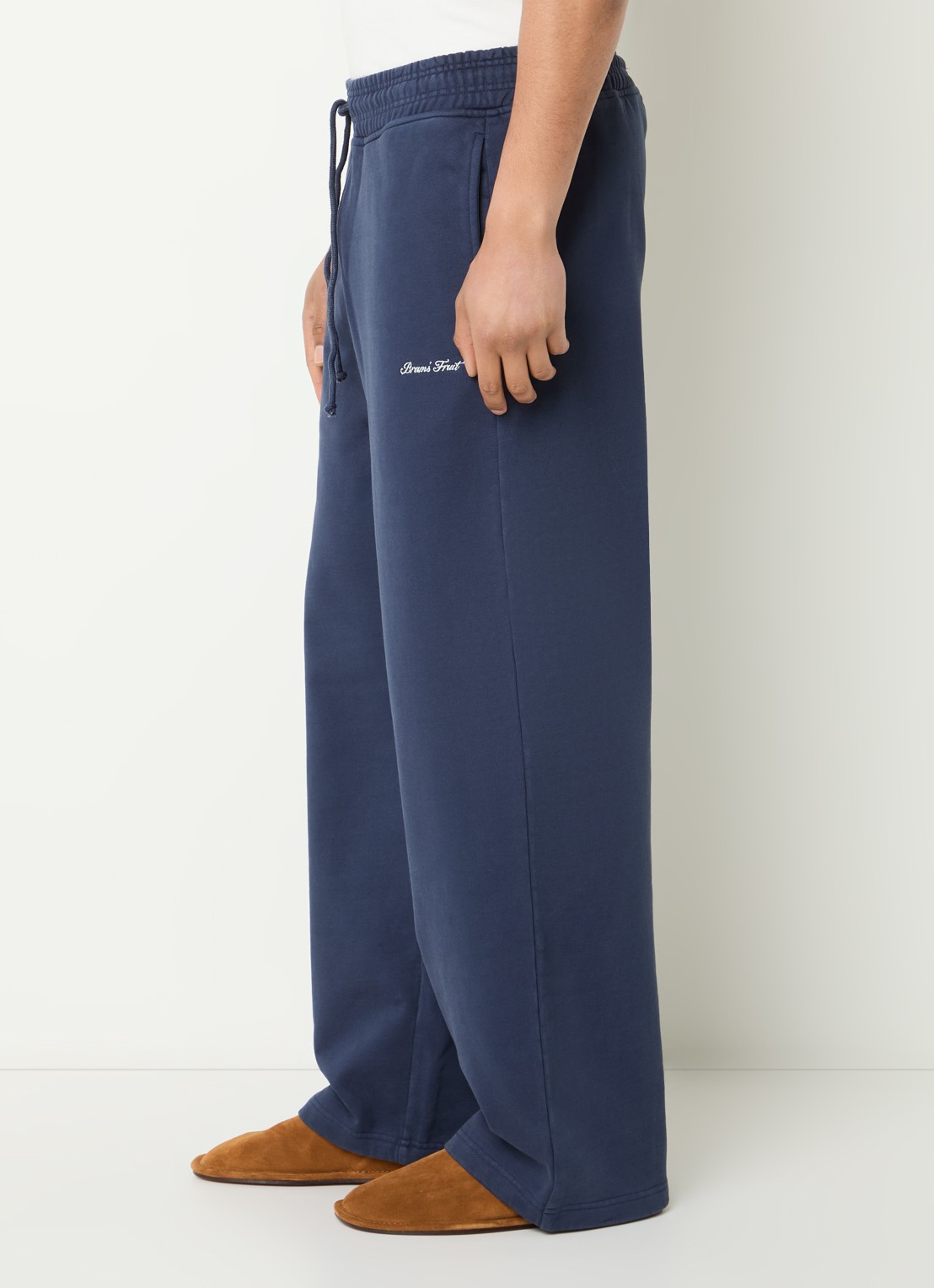 Bram's Fruit Loose fit joggingbroek met trekkoord - detail 5 indigo