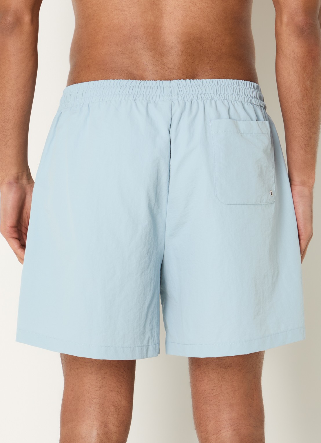 Bram's Fruit Zwemshorts met logo - achterkant 4 blauwgrijs