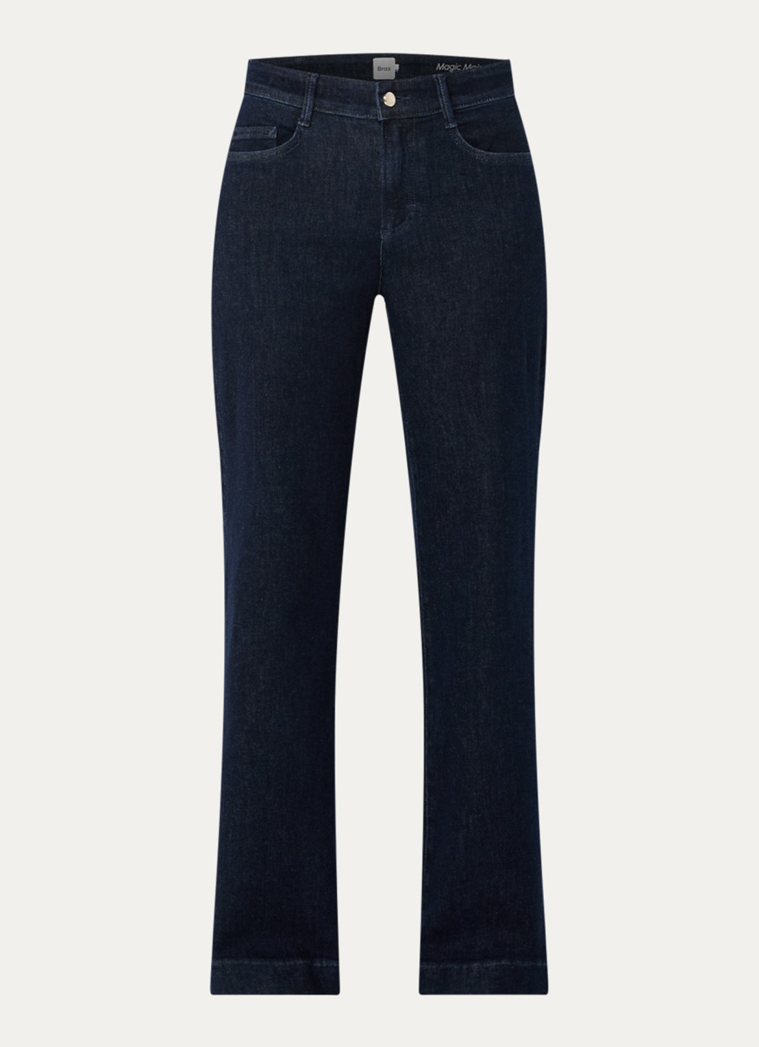 BRAX Maine high waist flared jeans met steekzakken - voorkant 2 indigo