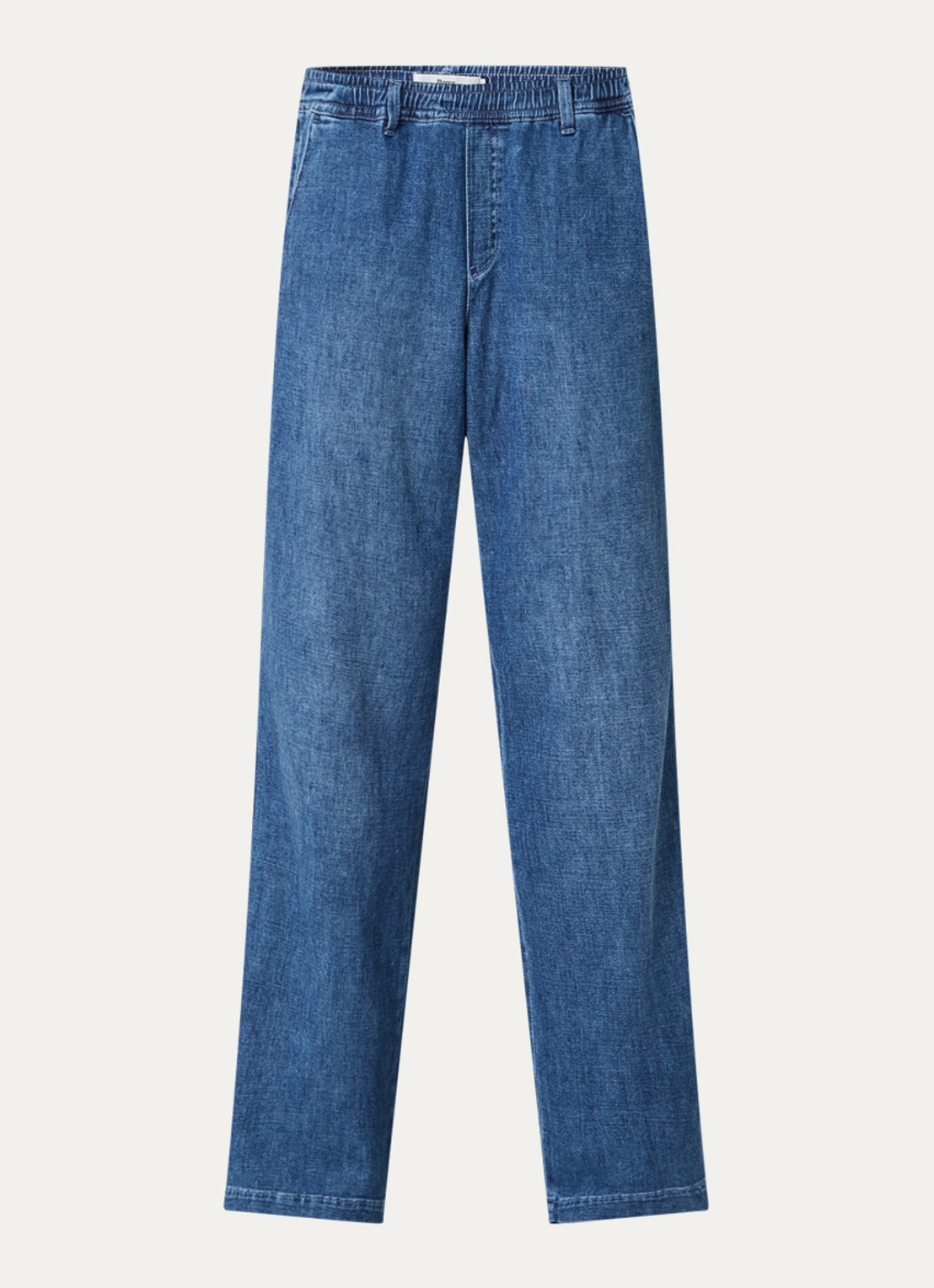 BRAX Maine mid waist loose fit jeans met elastische band - voorkant 3 indigo
