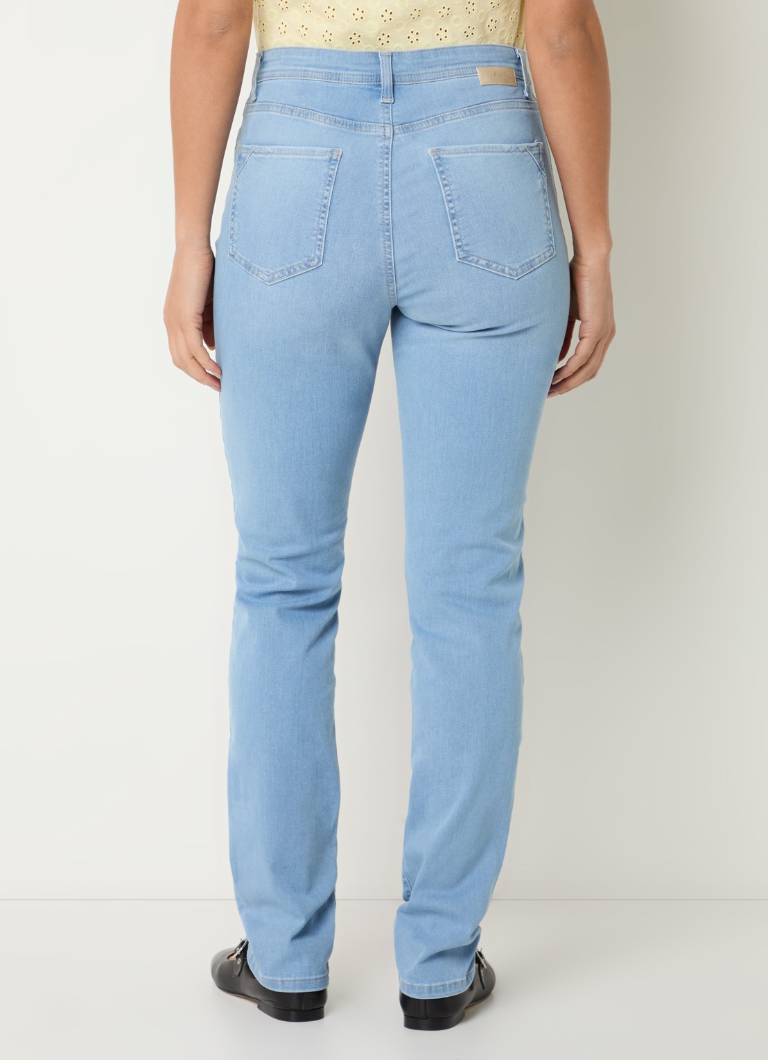 BRAX Mary high waist skinny fit jeans met steekzakken - achterkant indigo
