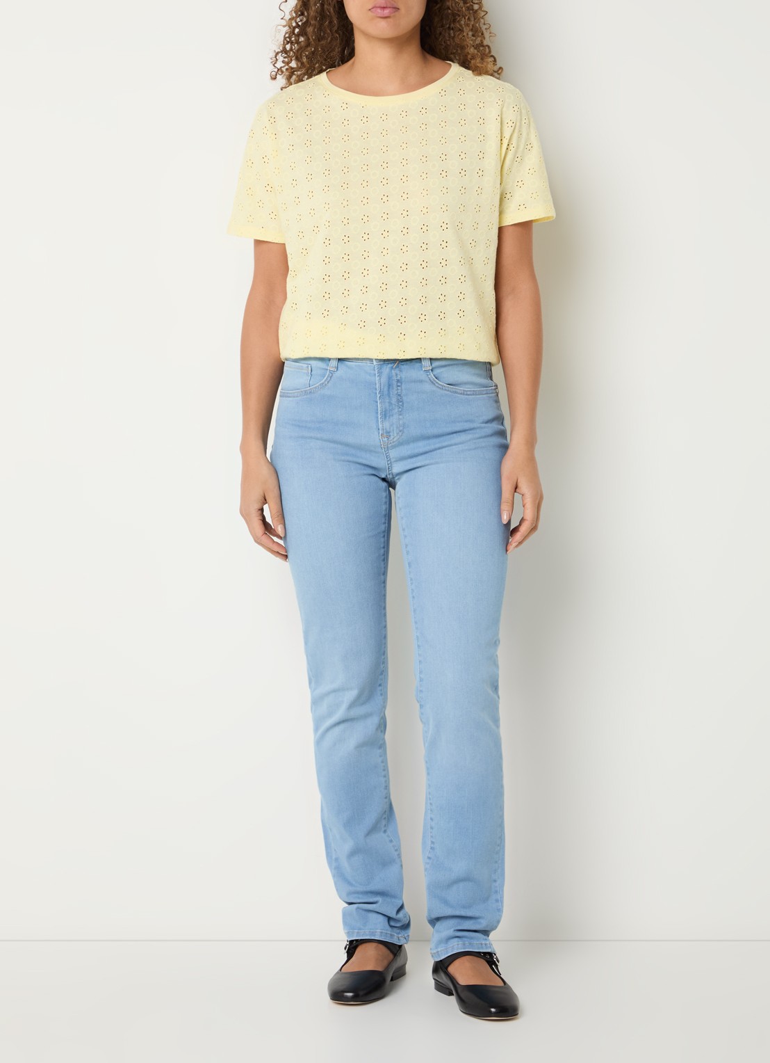 BRAX Mary high waist skinny fit jeans met steekzakken - voorkant 5 indigo