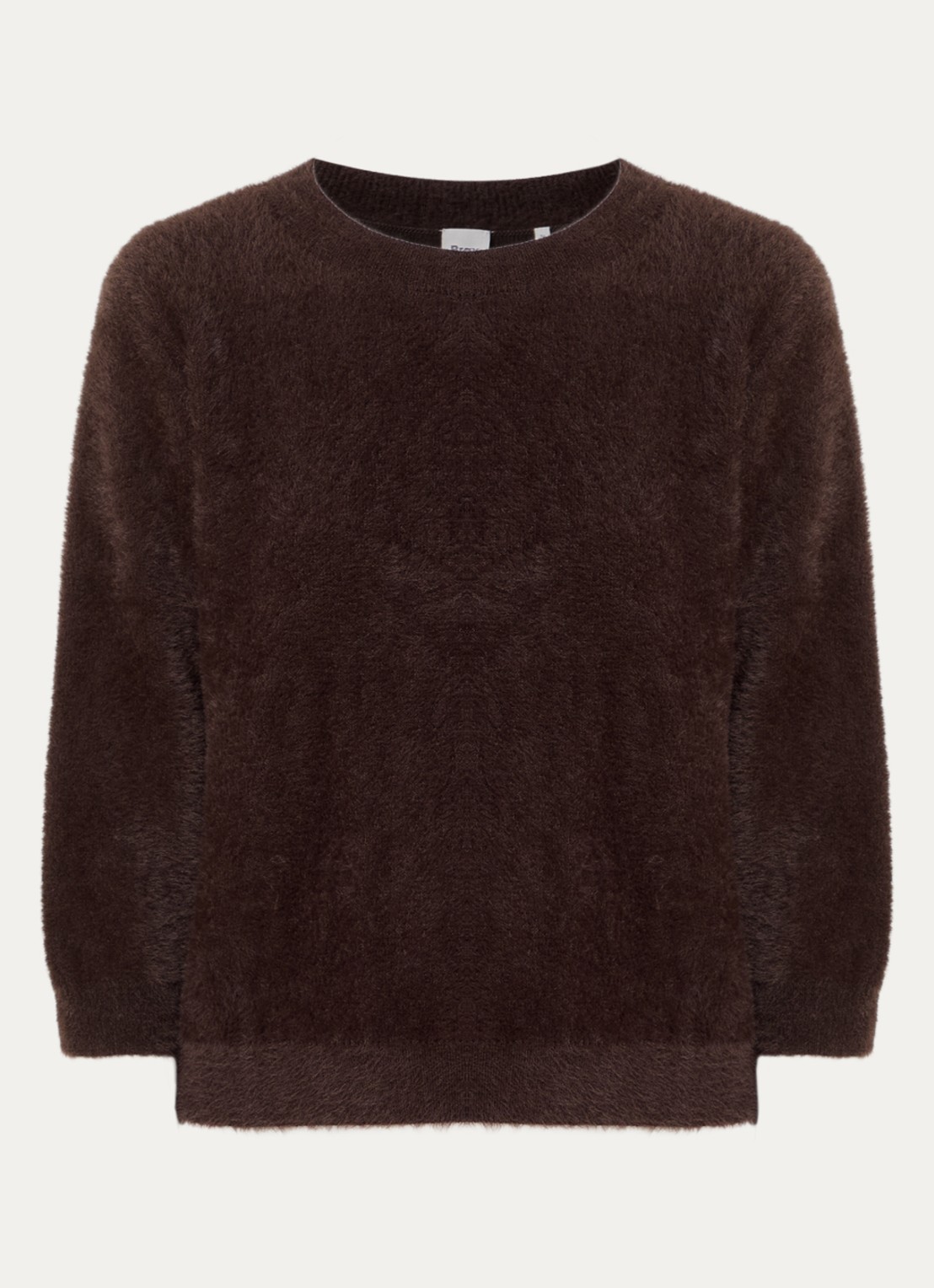 BRAX Noemi fijngebreide pullover - voorkant 3 bruin