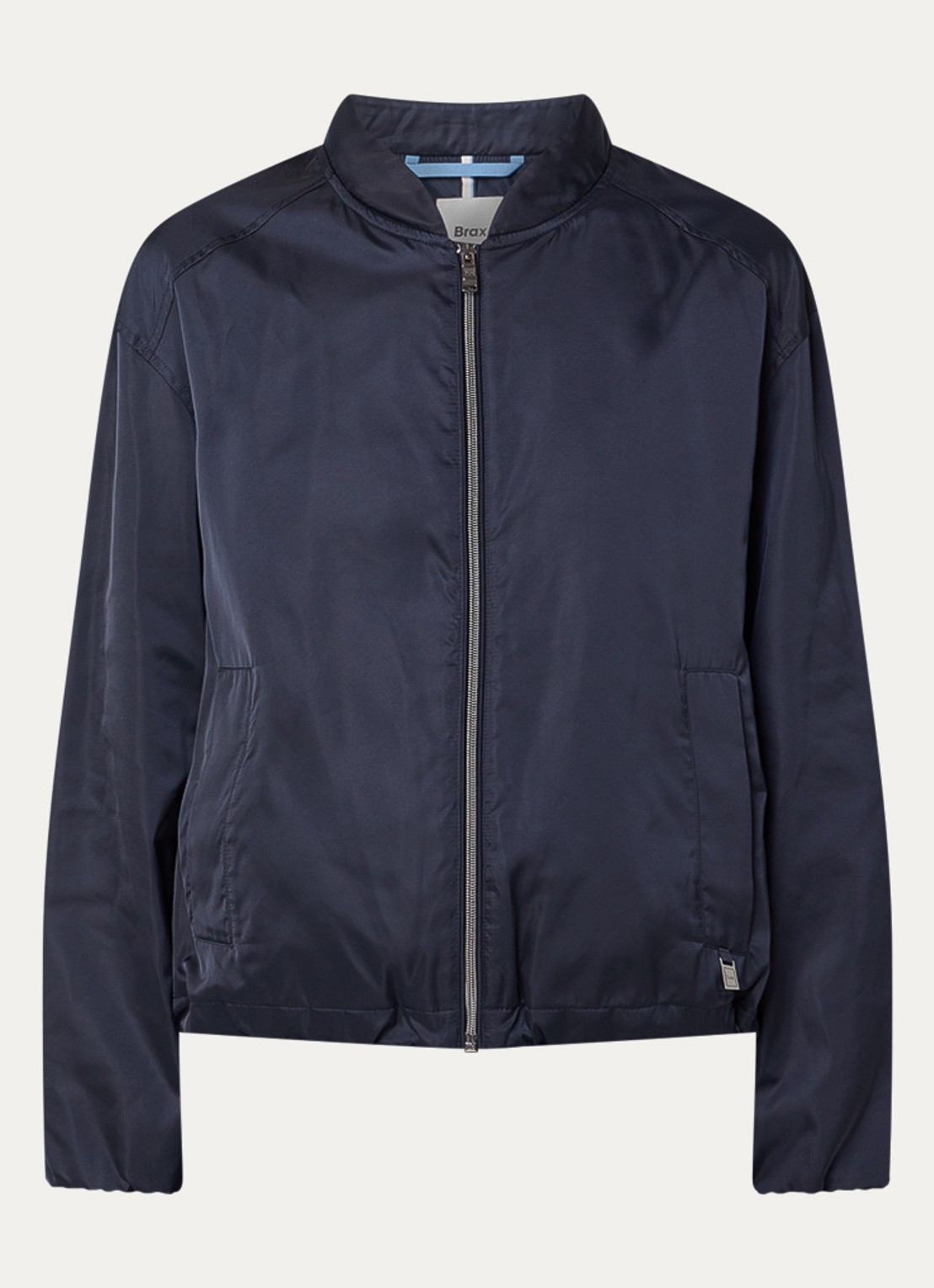 BRAX Roma bomberjack met steekzakken - voorkant 3 donkerblauw