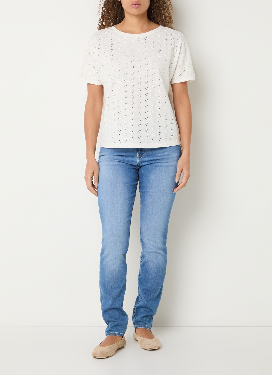 BRAX Shakira high waist skinny fit jeans met steekzakken - voorkant 2 indigo