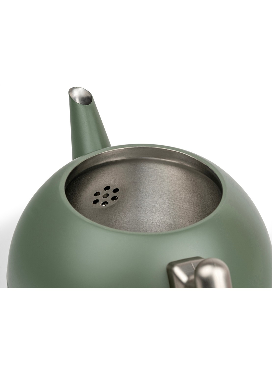 Bredemeijer Bella theepot 1,2 liter - achterkant legergroen