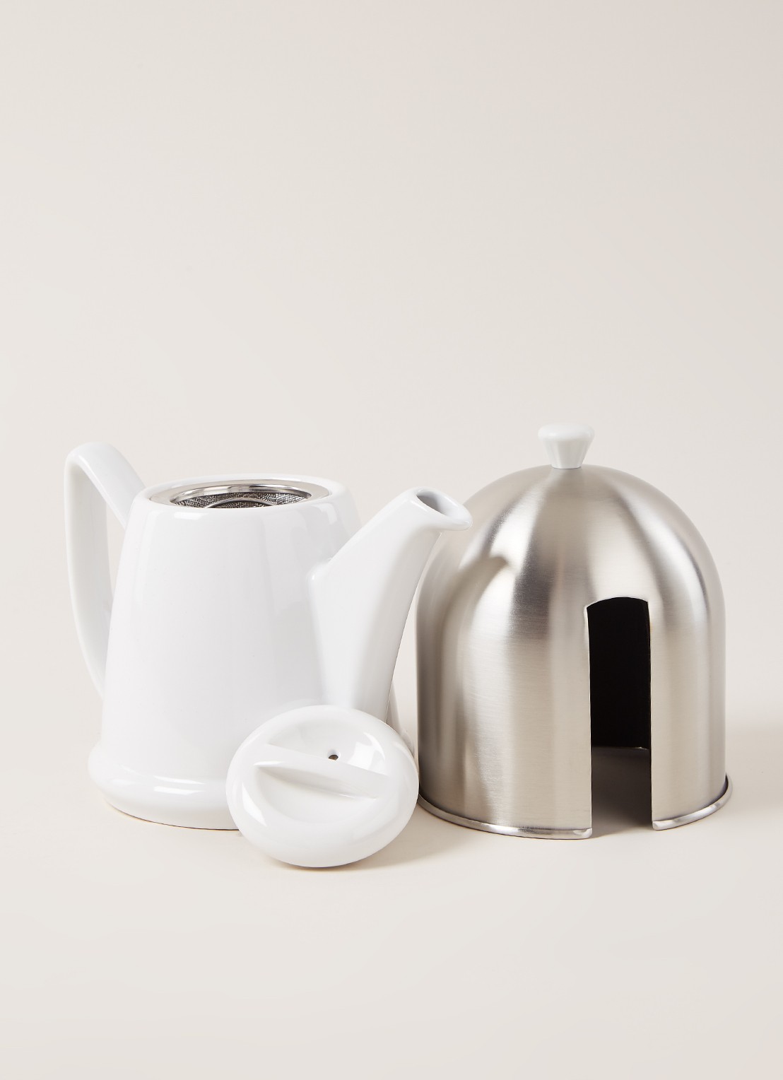 Bredemeijer Cosy Manto theepot 1 liter - detail zilver
