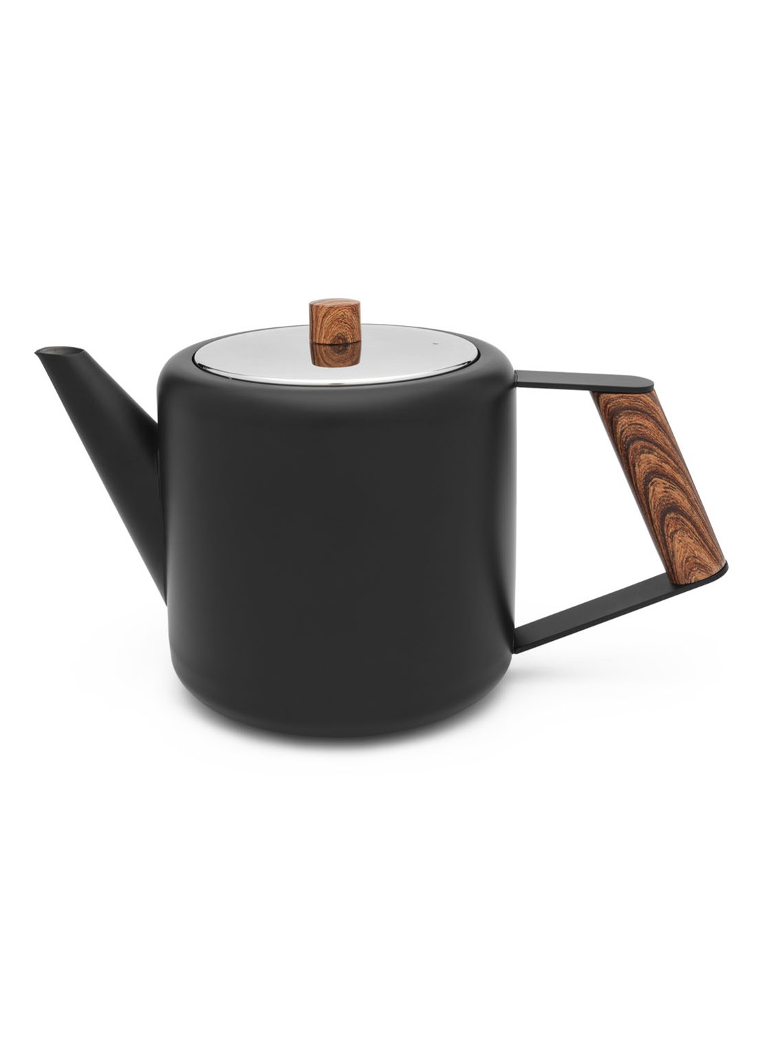 Bredemeijer Duet Boston theepot 1,1 liter  - voorkant zwart