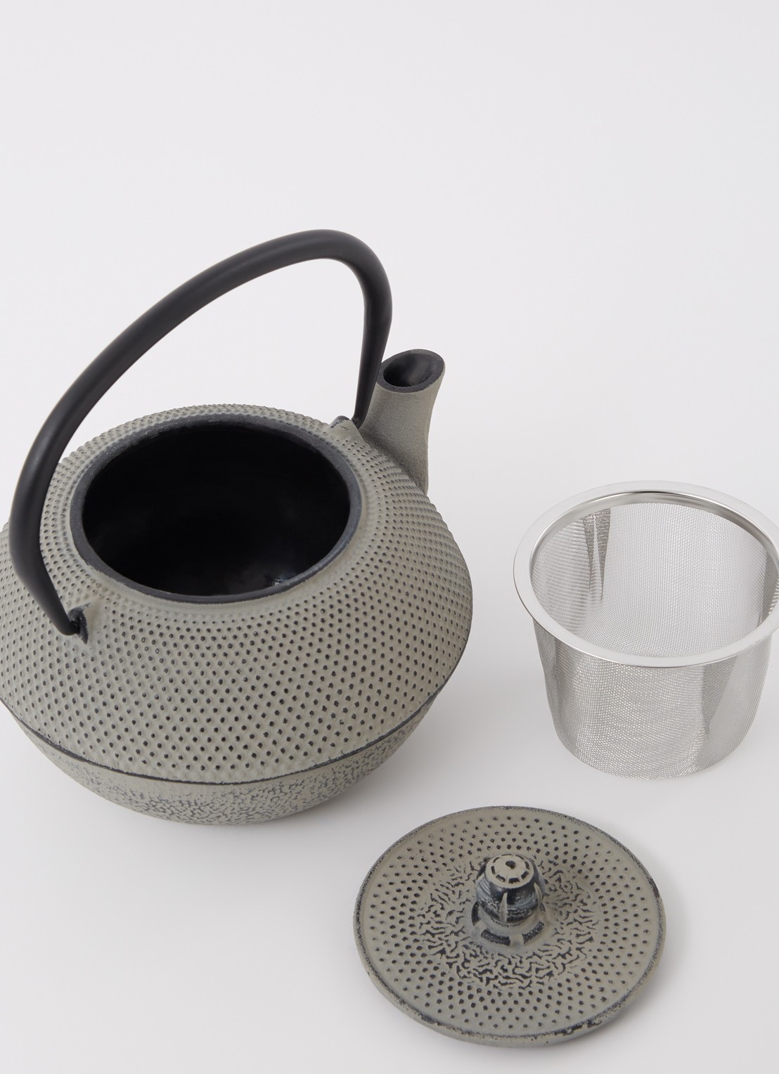 Bredemeijer Jang theepot 1,1 liter - detail grijs