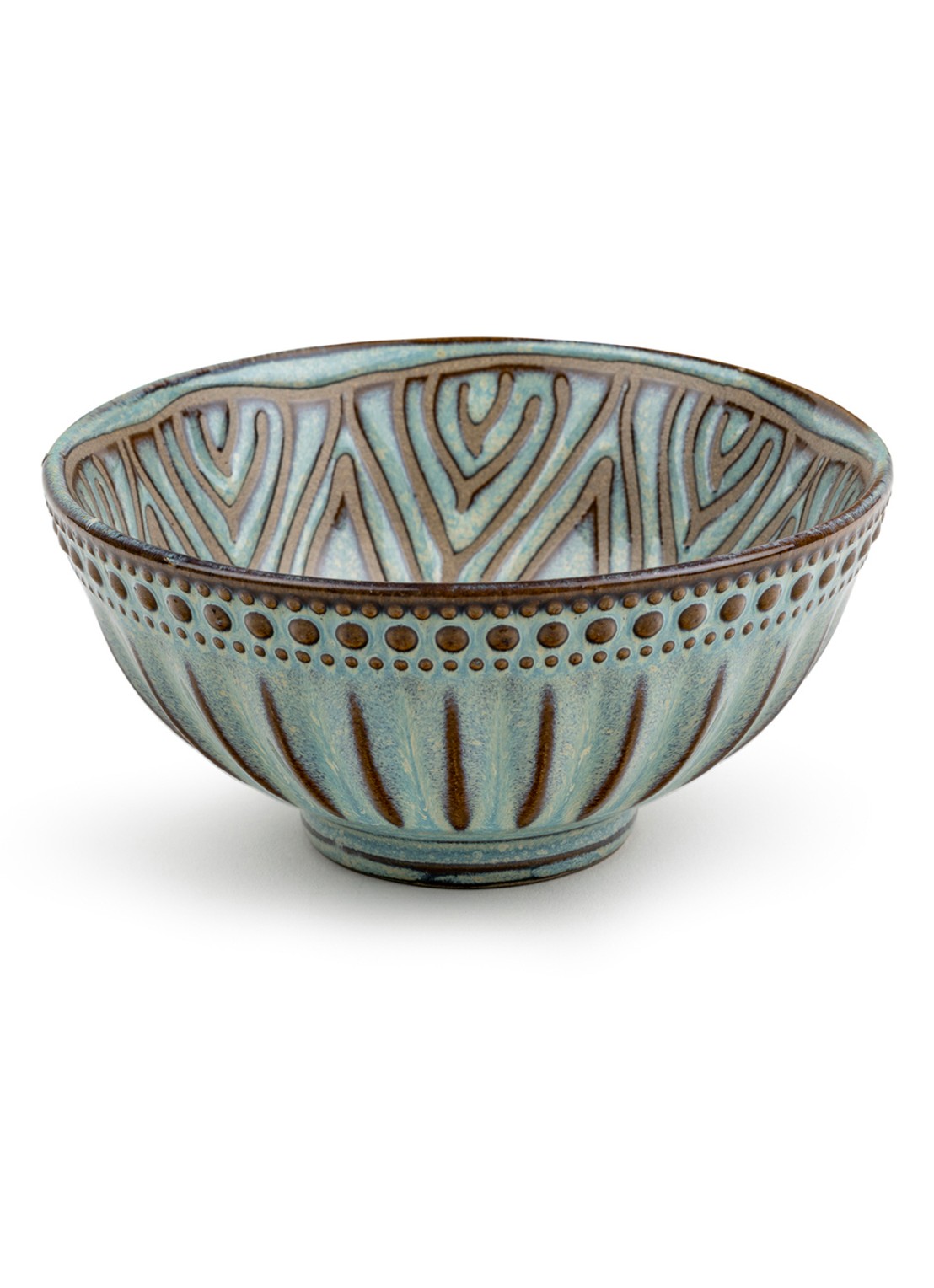 Bredemeijer Jara schaal 12 cm set van 5 - achterkant 5 donkerblauw