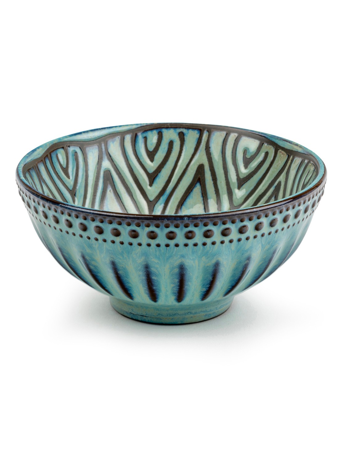Bredemeijer Jara schaal 12 cm set van 5 - detail donkerblauw