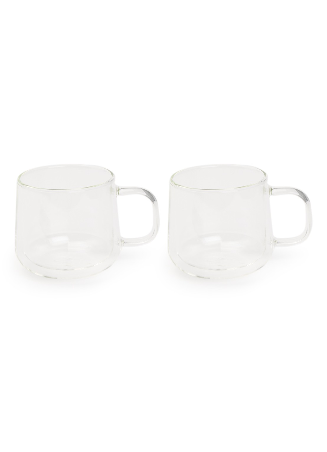 Bredemeijer Merano dubbelwandig theeglas 35 cl set van 2 - voorkant transparant
