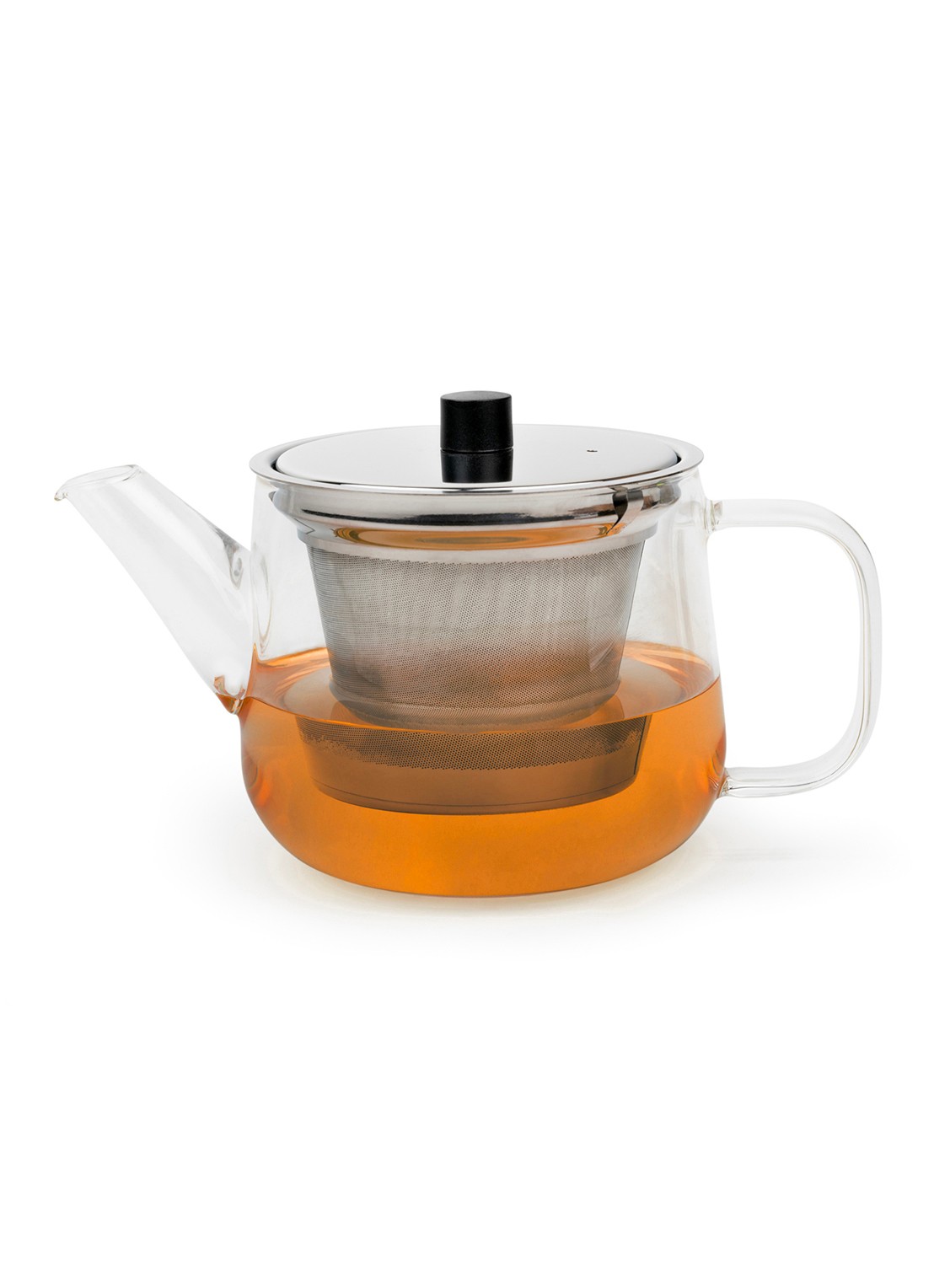 Bredemeijer Merano theepot 1,1 liter - voorkant 2 transparant