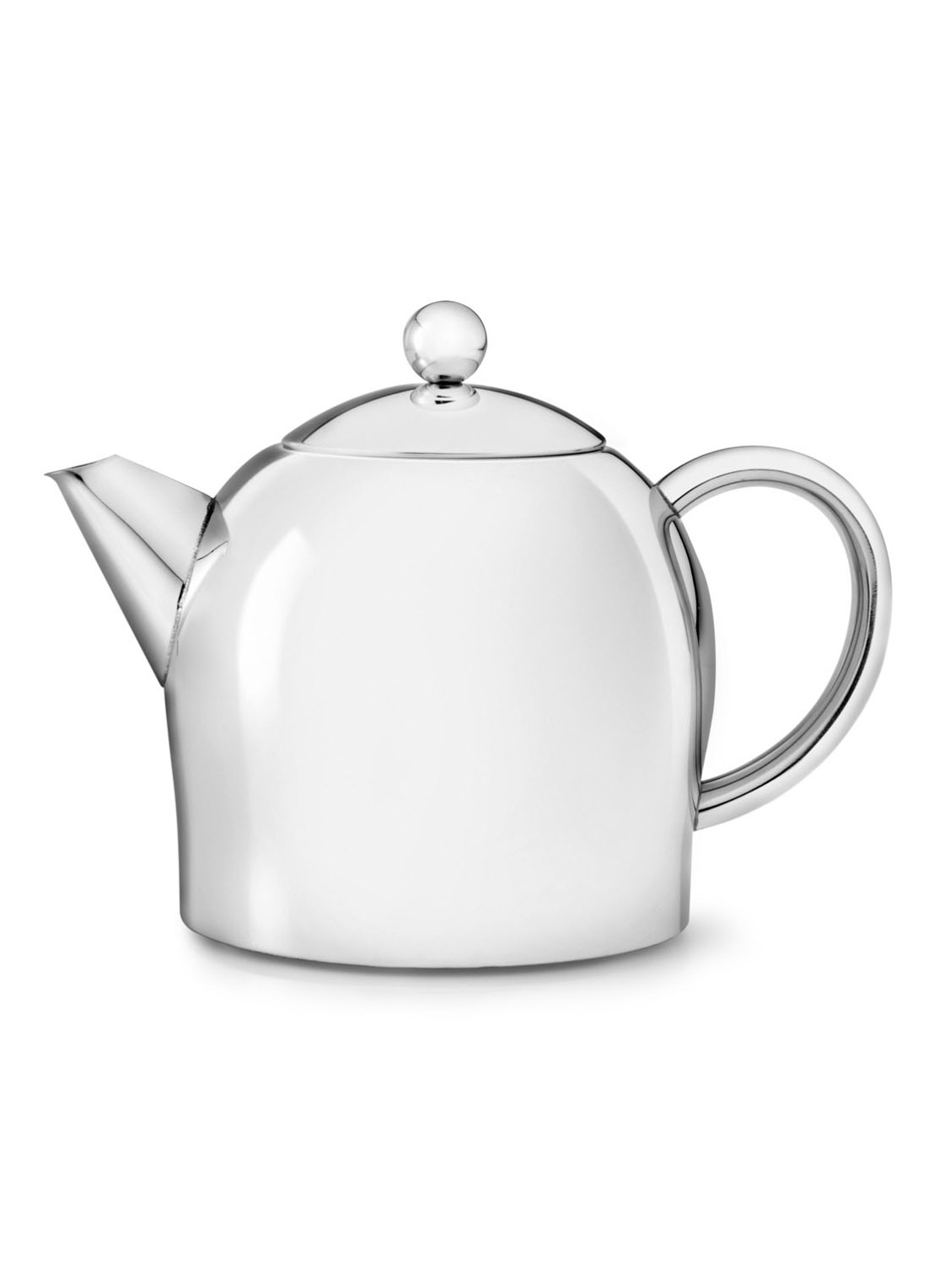 Bredemeijer Minuet Santhee theepot 0,5 liter - voorkant zilver