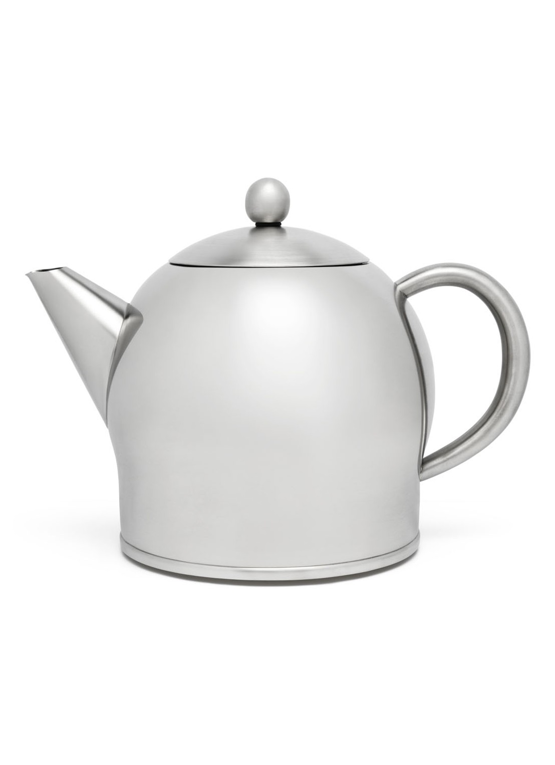 Bredemeijer Minuet Santhee theepot 1,4 liter - voorkant zilver