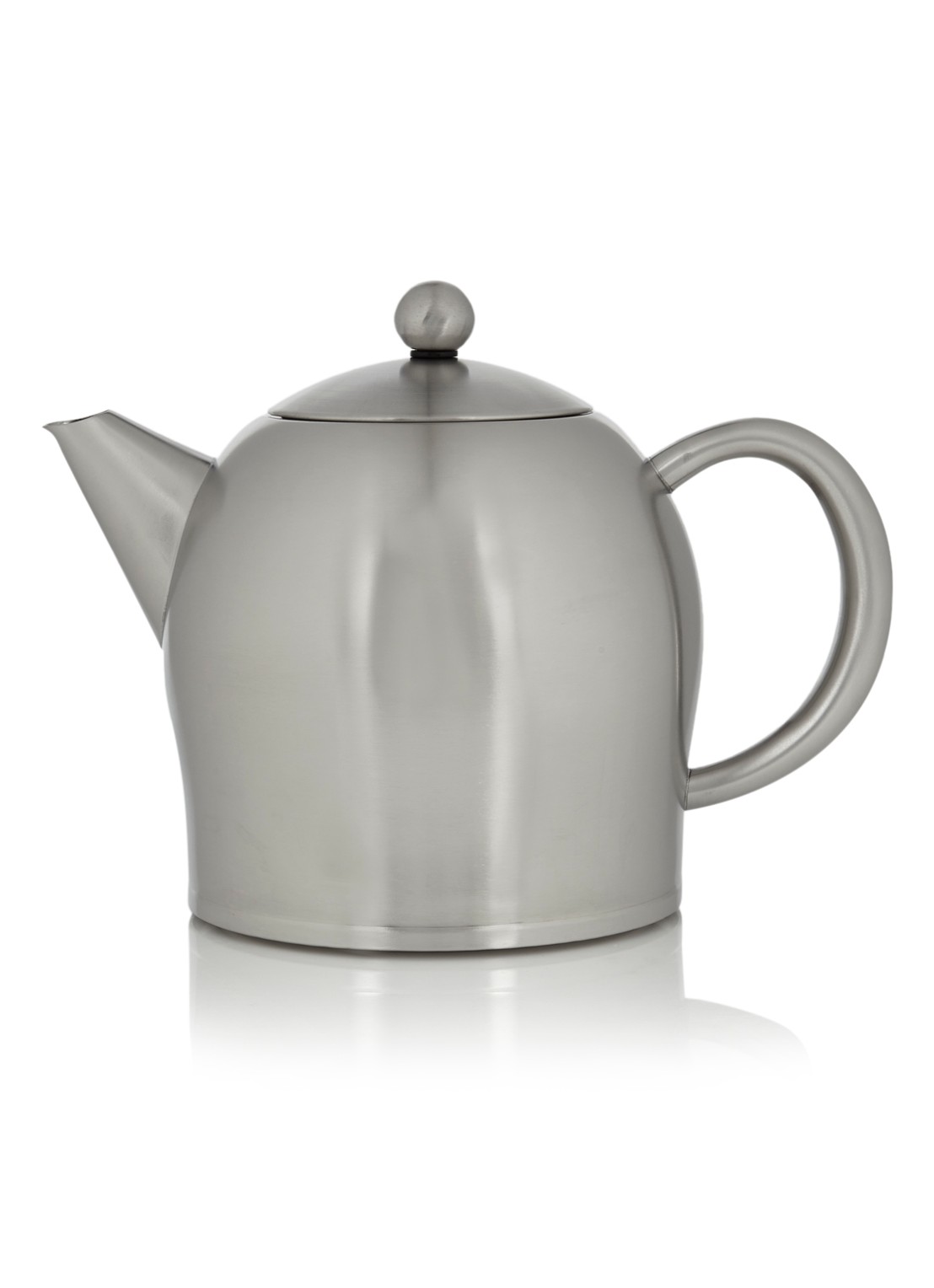 Bredemeijer Minuet Santhee theepot 1 liter - voorkant 2 zilver