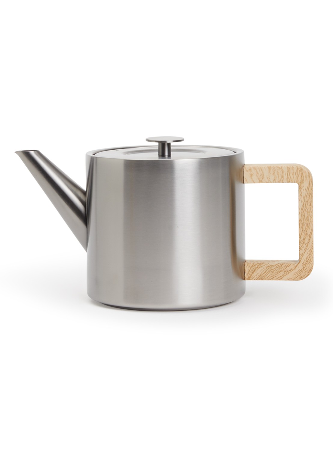 Bredemeijer Narvik theepot 1,1 liter - voorkant zilver
