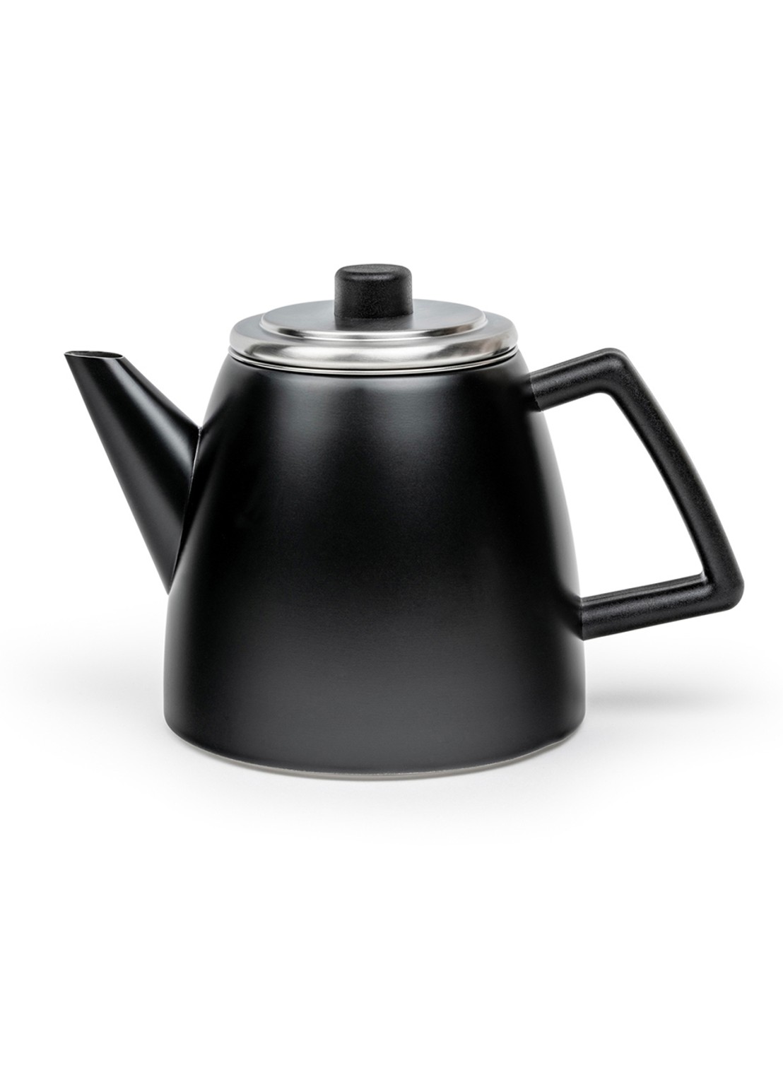 Bredemeijer Odense theepot 1,1 liter - voorkant 2 zwart
