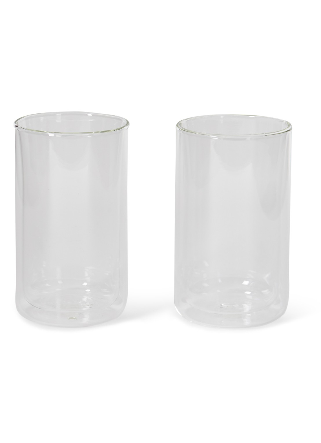 Bredemeijer San Remo dubbelwandig theeglas 40 cl set van 2 - voorkant transparant