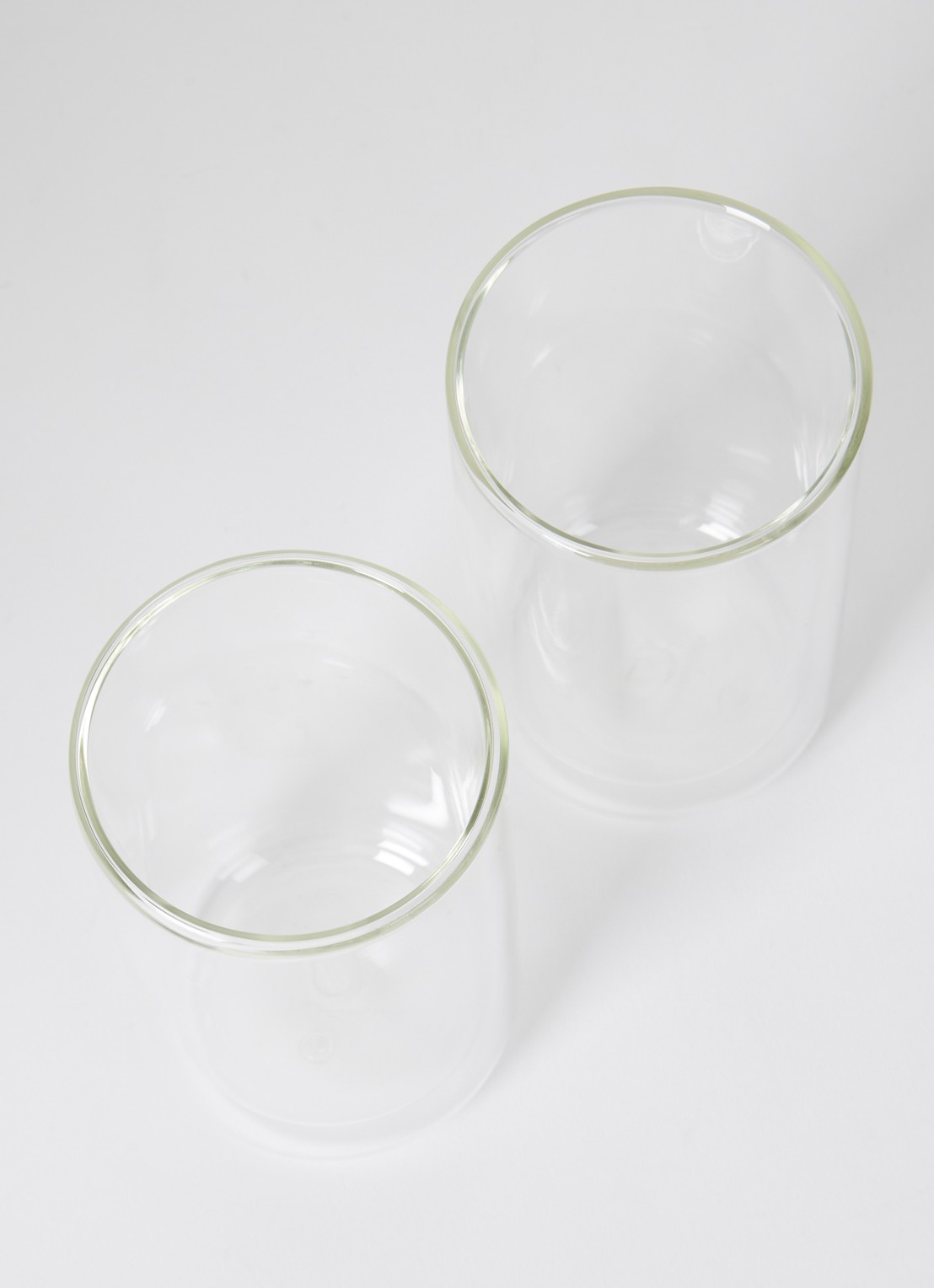 Bredemeijer San Remo dubbelwandig theeglas 40 cl set van 2 - voorkant 2 transparant