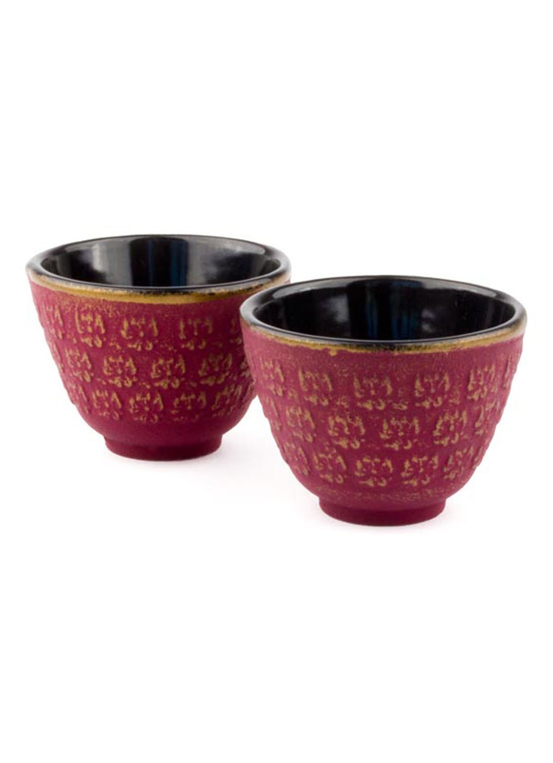 Bredemeijer Shanghai theepot met kopjes set van 3 - detail 2 steenrood