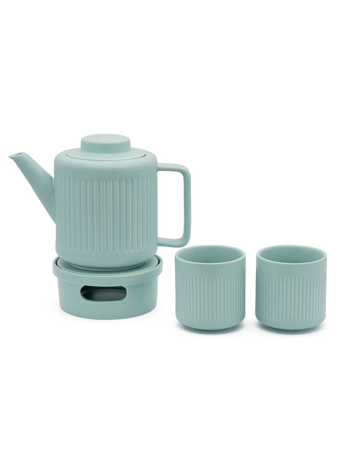 Bredemeijer Skagen theepot 1,2 liter - detail lichtblauw