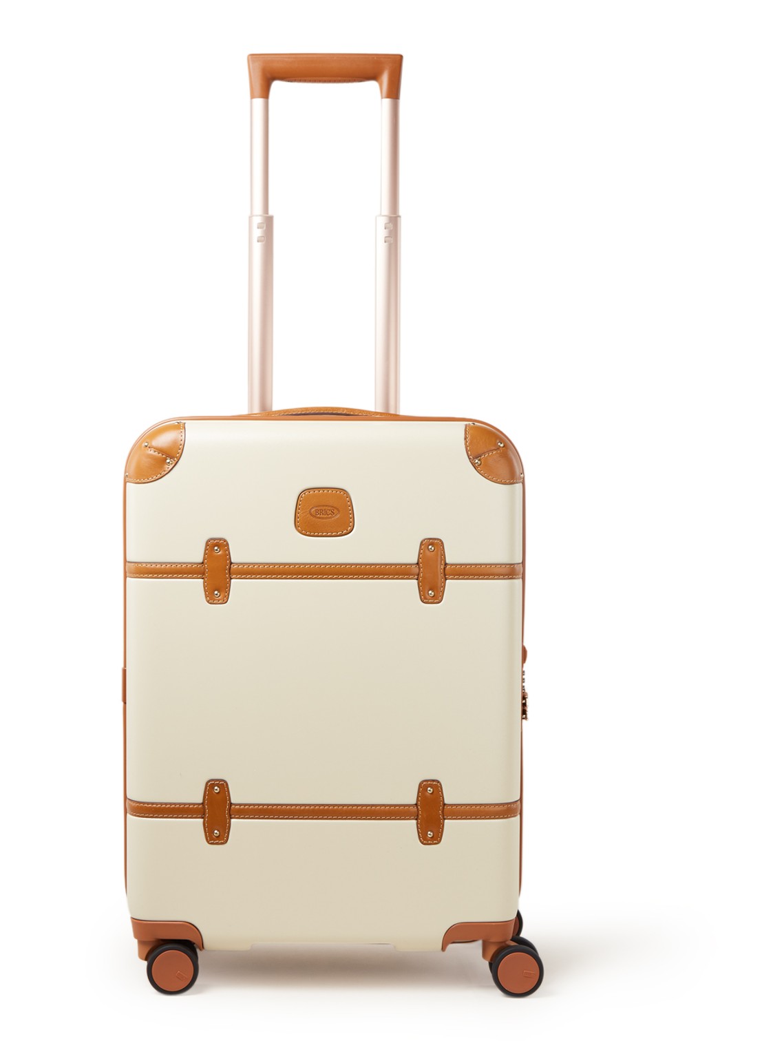 Bric's Bellagio spinner 55 cm - voorkant beige