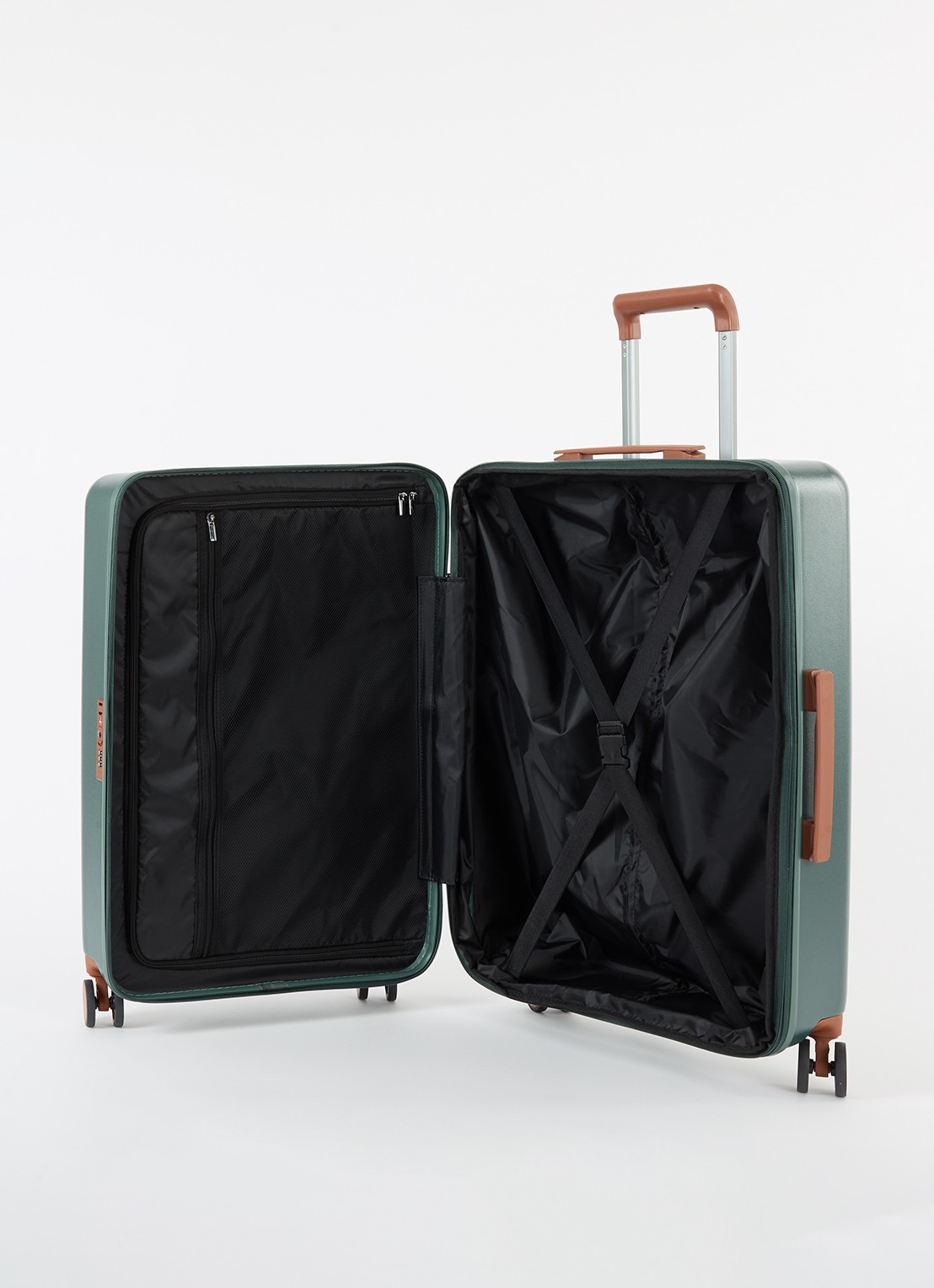 Bric's Ferrara vergrootbare spinner 67 cm - voorkant 4 groen