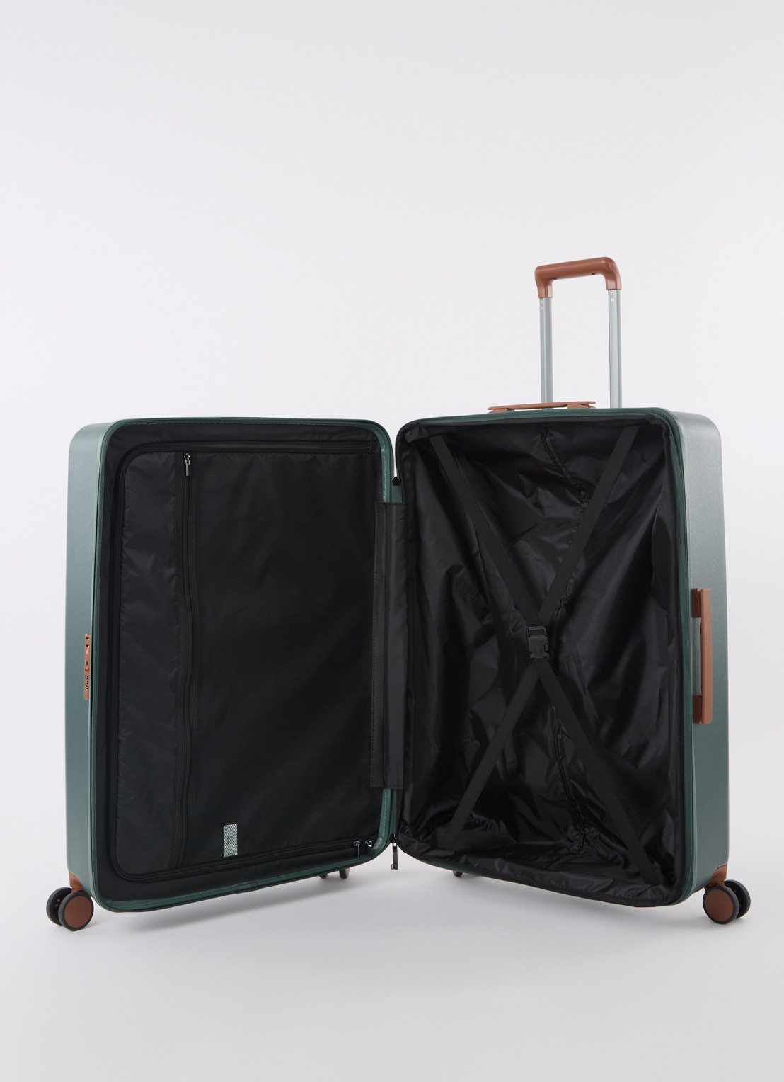 Bric's Ferrara vergrootbare spinner 77 cm - voorkant 4 mosgroen