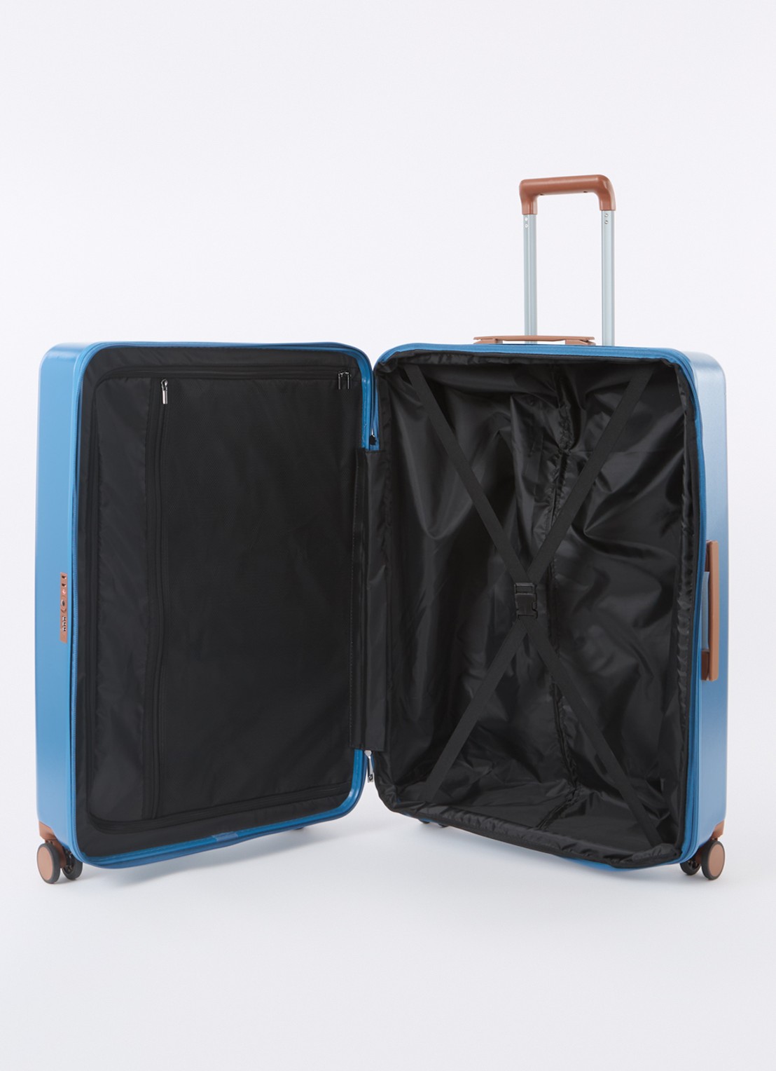 Bric's Ferrara vergrootbare spinner 77 cm - voorkant 4 blauw