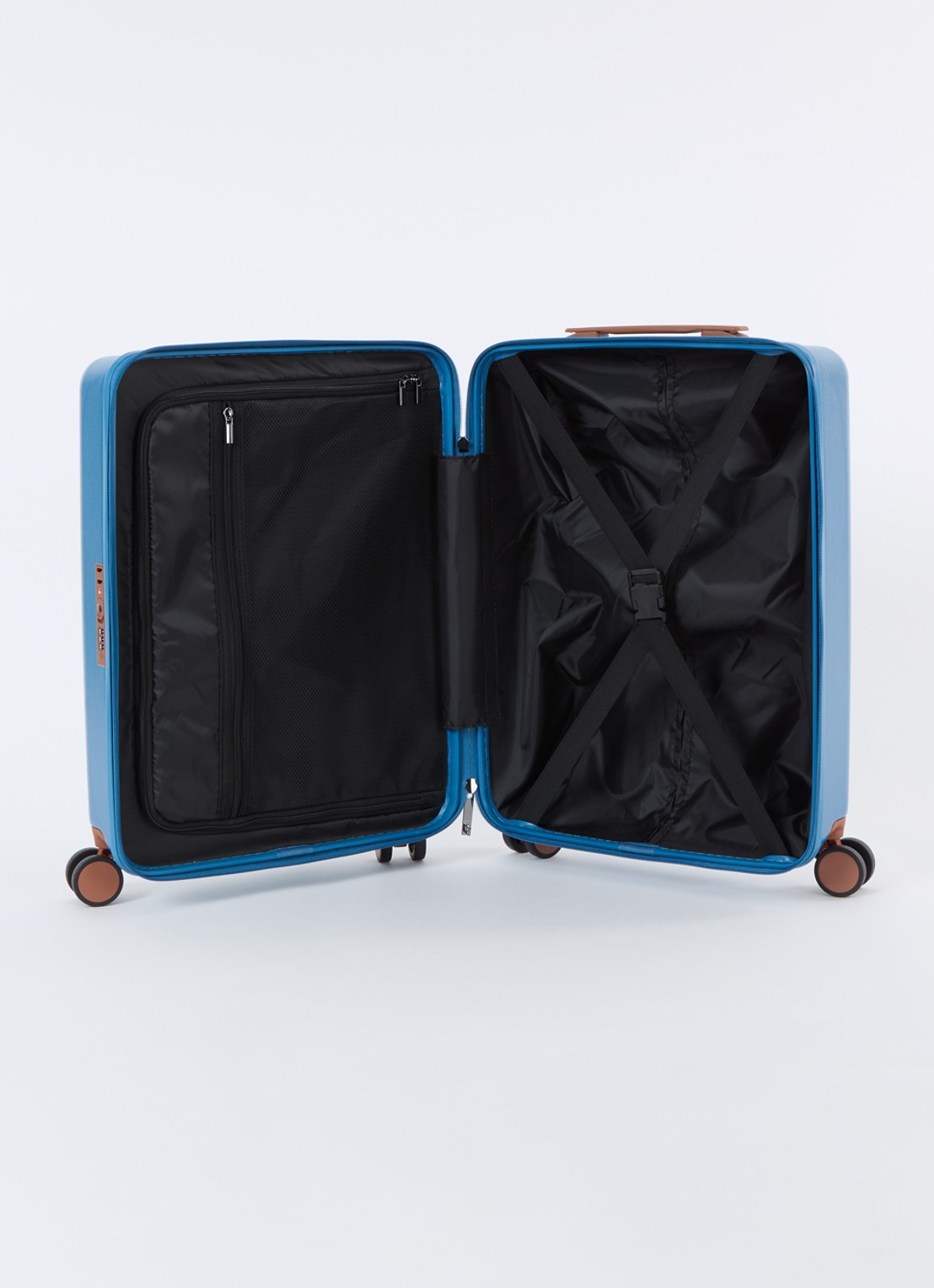 Bric's Ferrarra spinner 55 cm  - voorkant 3 blauw