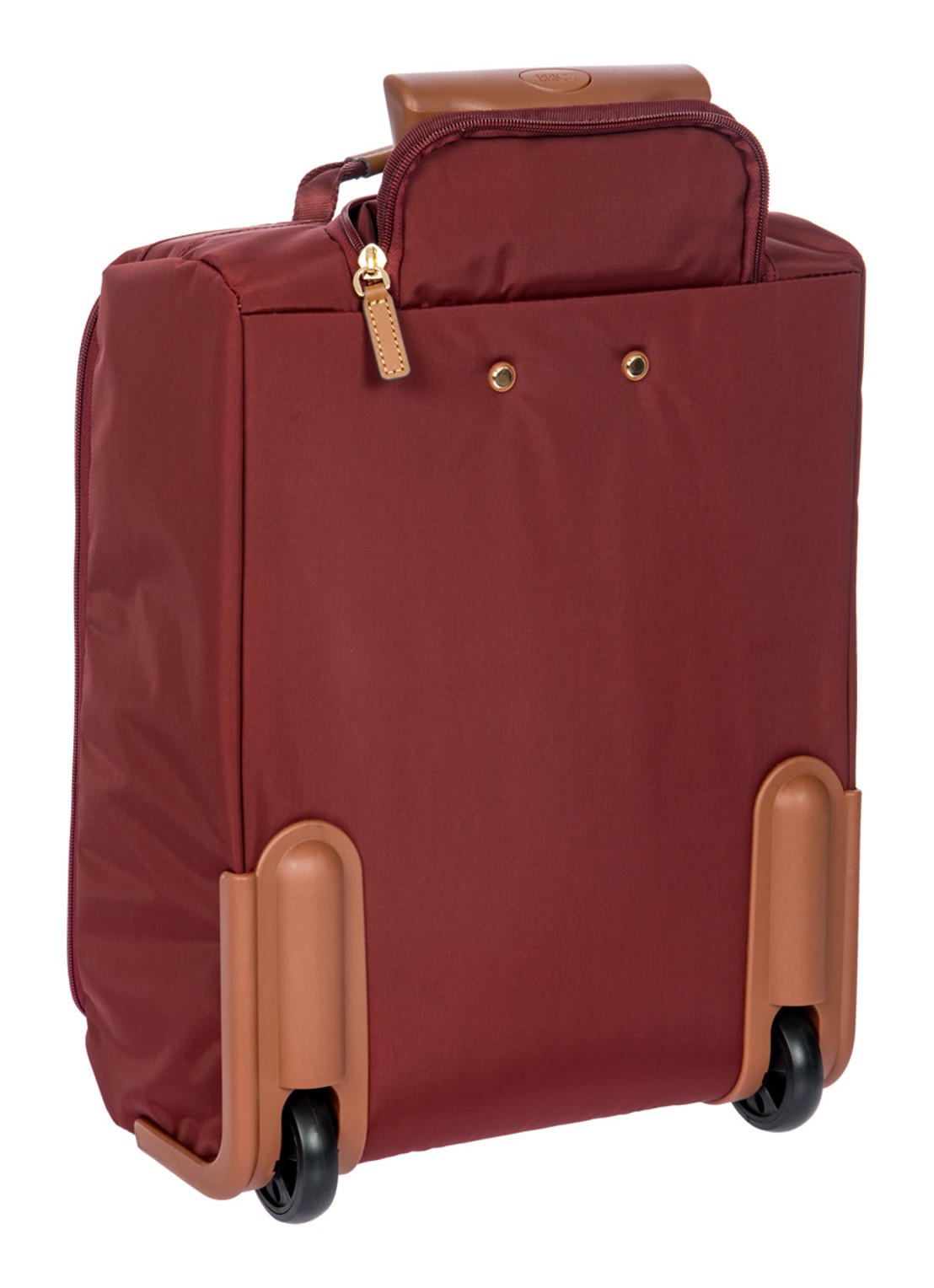 Bric's Holdall trolley 45,5 cm - voorkant 3 bordeauxrood
