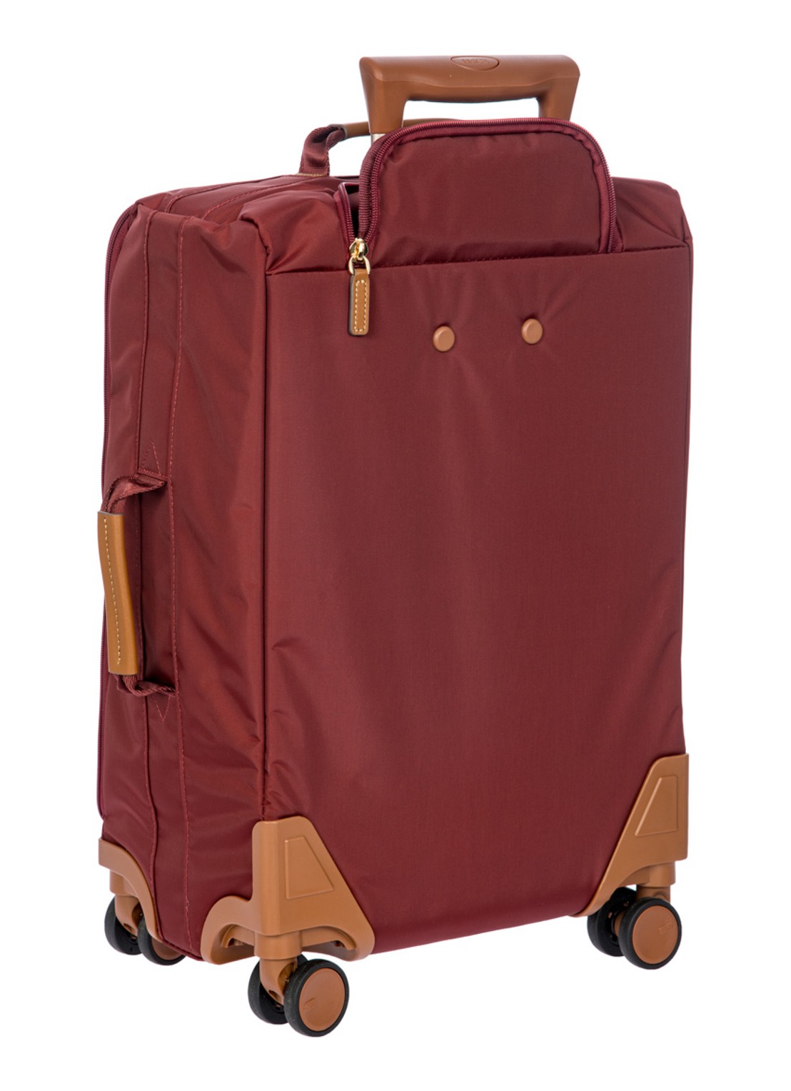 Bric's Holdall trolley 55 cm - voorkant 2 bordeauxrood