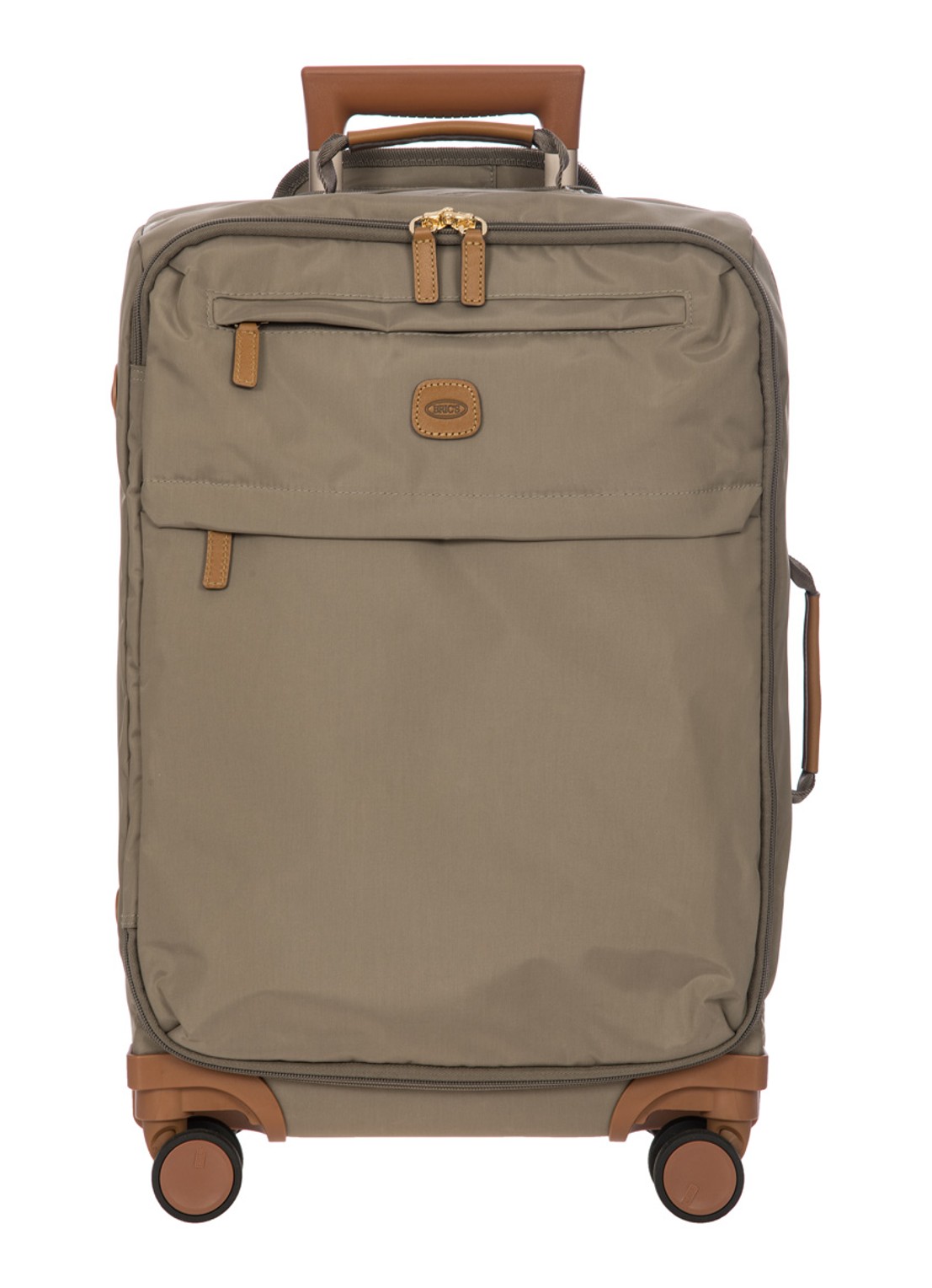 Bric's Holdall trolley 55 cm - voorkant bruin