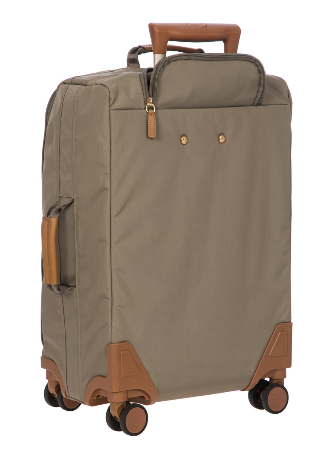 Bric's Holdall trolley 55 cm - voorkant 2 bruin
