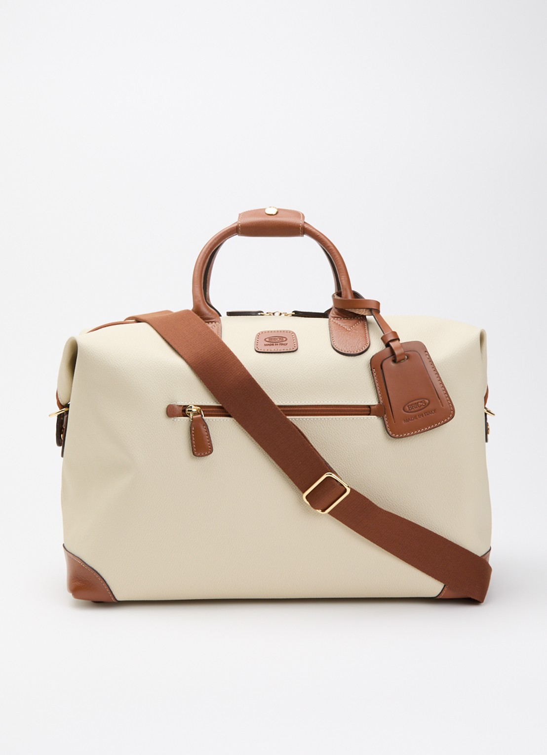 Bric's Itaca rugzak - voorkant 3 beige