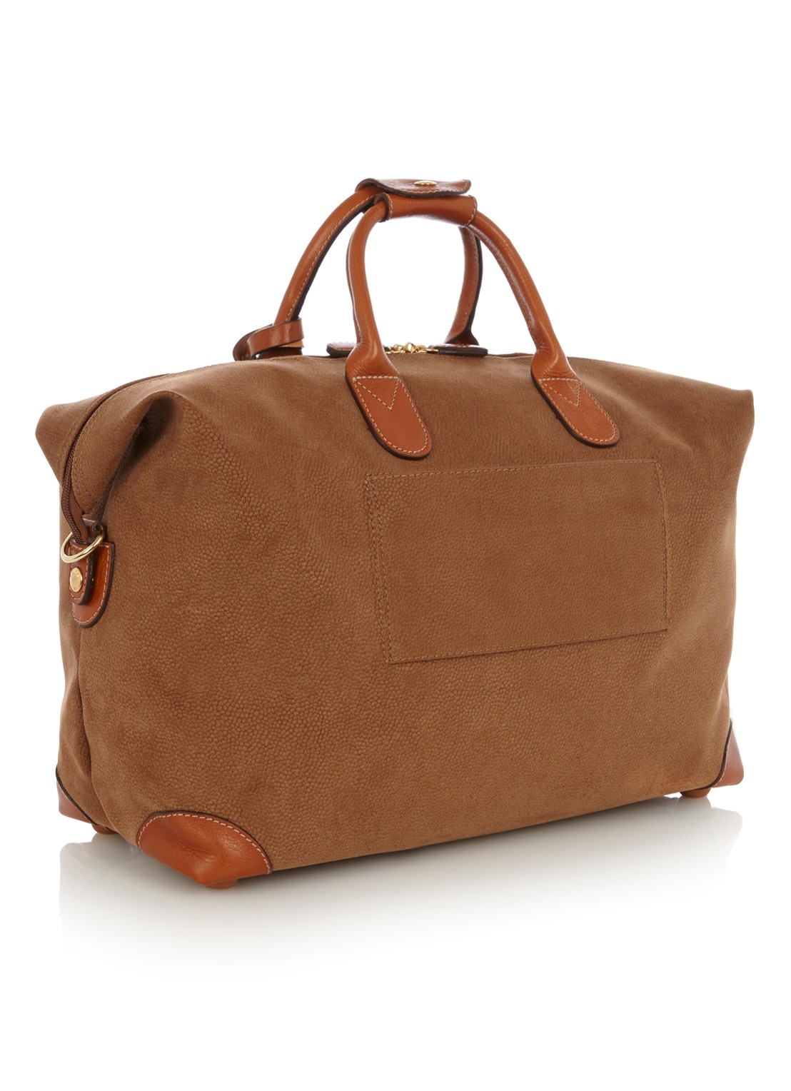Bric's Life Holdall weekendtas - detail camel