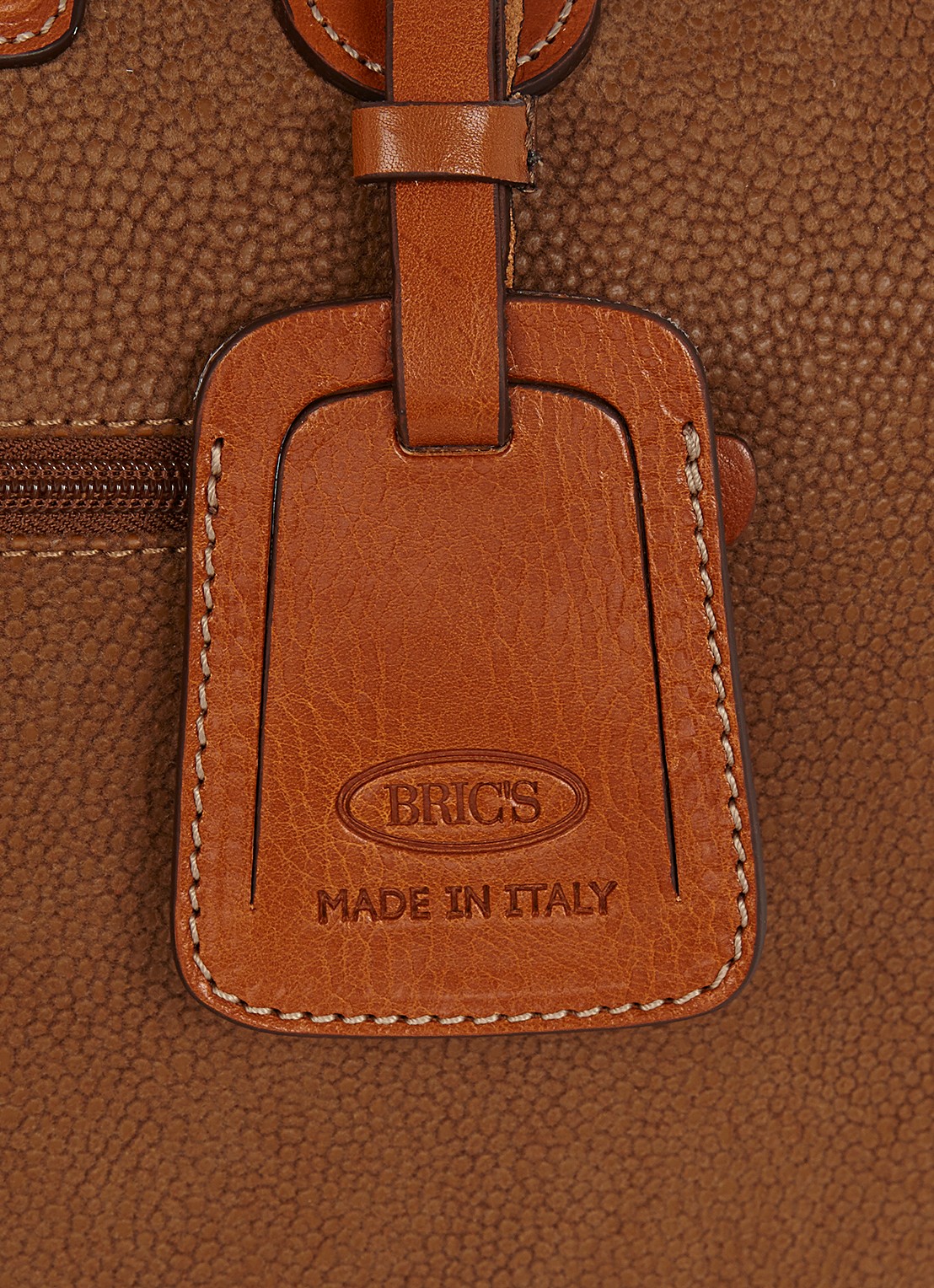 Bric's Life Holdall weekendtas - detail 3 camel