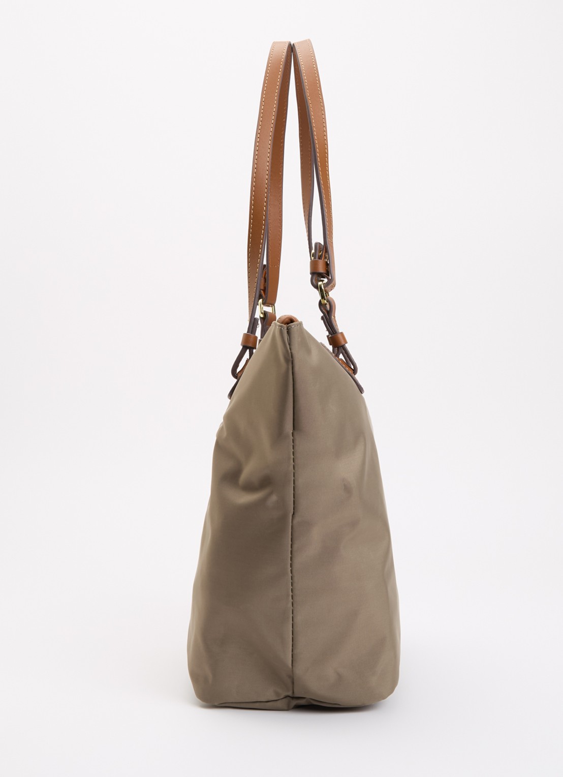 Bric's X-collection Urban toilettas met leren details - detail 4 bruin