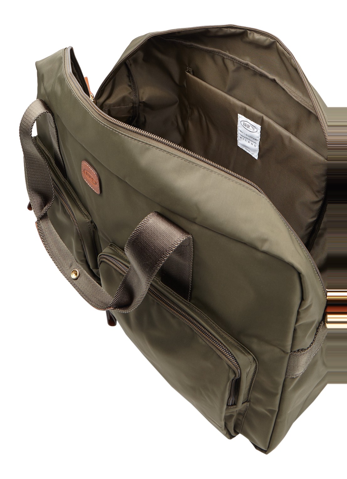 Bric's X-Travel M weekendtas met afneembare en verstelbare schouderriem - detail 4 legergroen