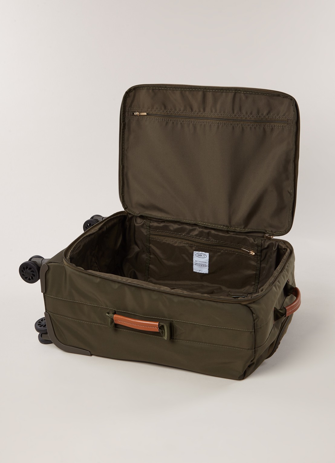 Bric's X-Travel spinner 55 cm - detail 2 olijfgroen