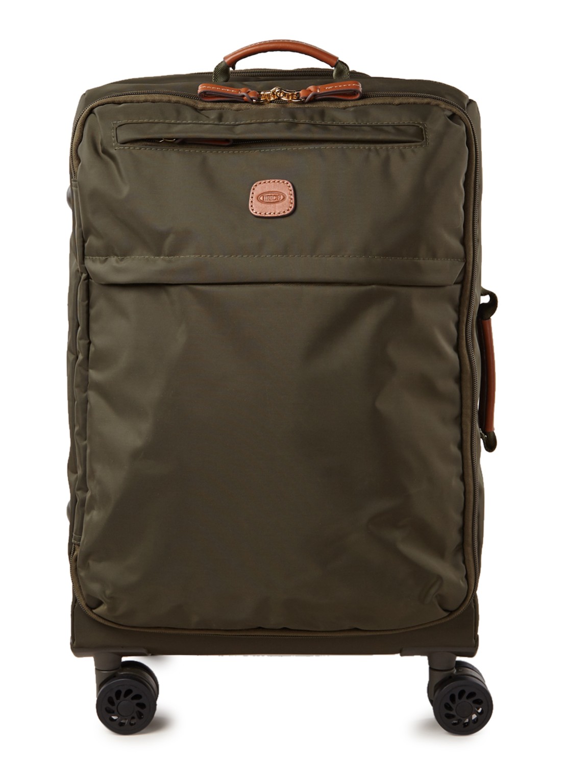 Bric's X-Travel spinner 55 cm - voorkant 3 olijfgroen