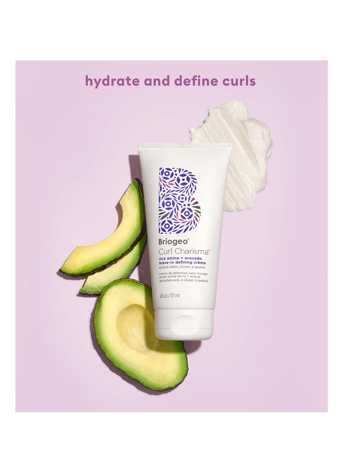 Briogeo Curl Charisma™ Rice Amino + Avocado Leave-In Defining Crème - leave-in krullencrème - detail 4 undefined