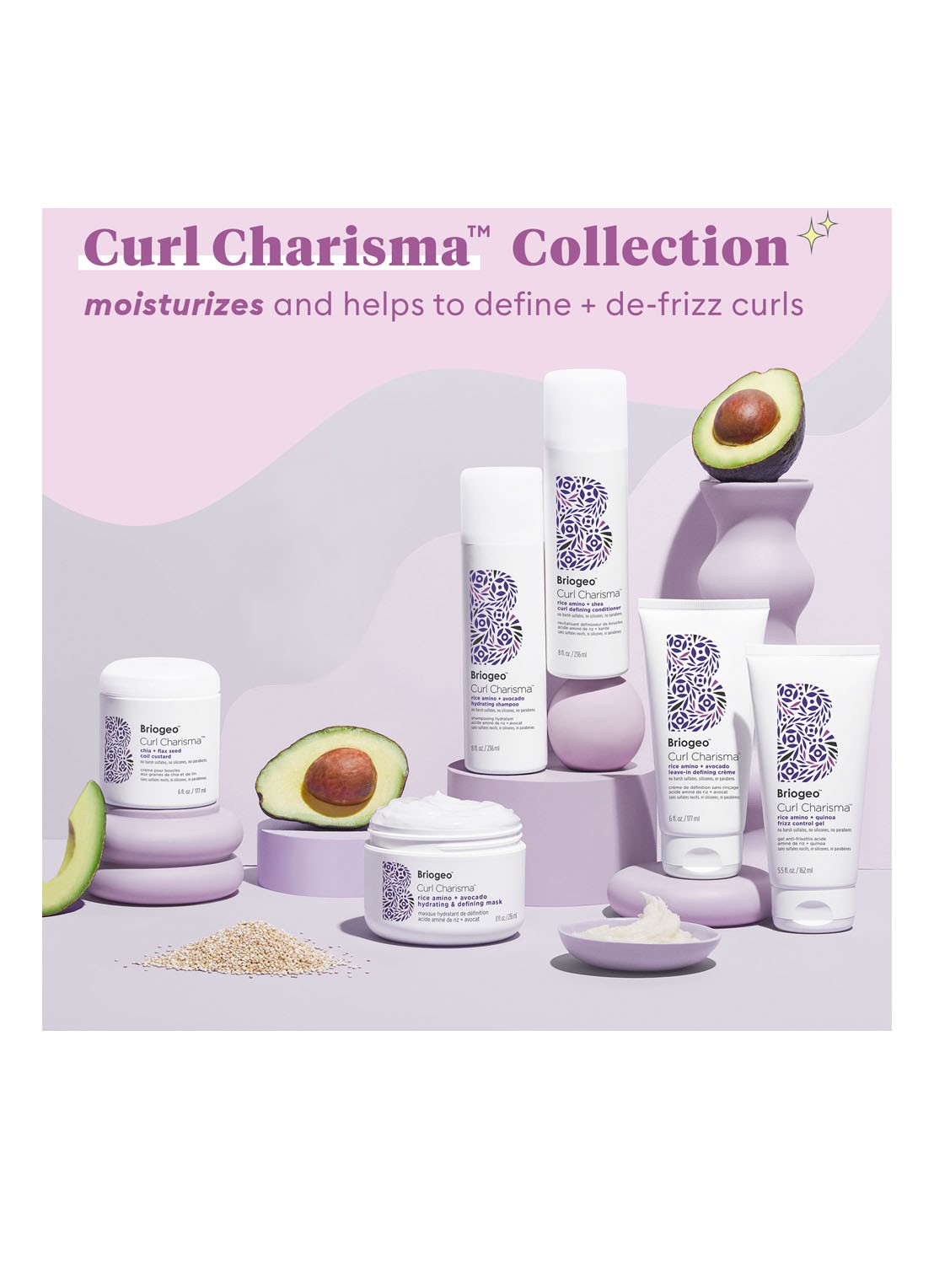 Briogeo Curl Charisma™ Rice Amino + Avocado Leave-In Defining Crème - leave-in krullencrème - detail 7 undefined