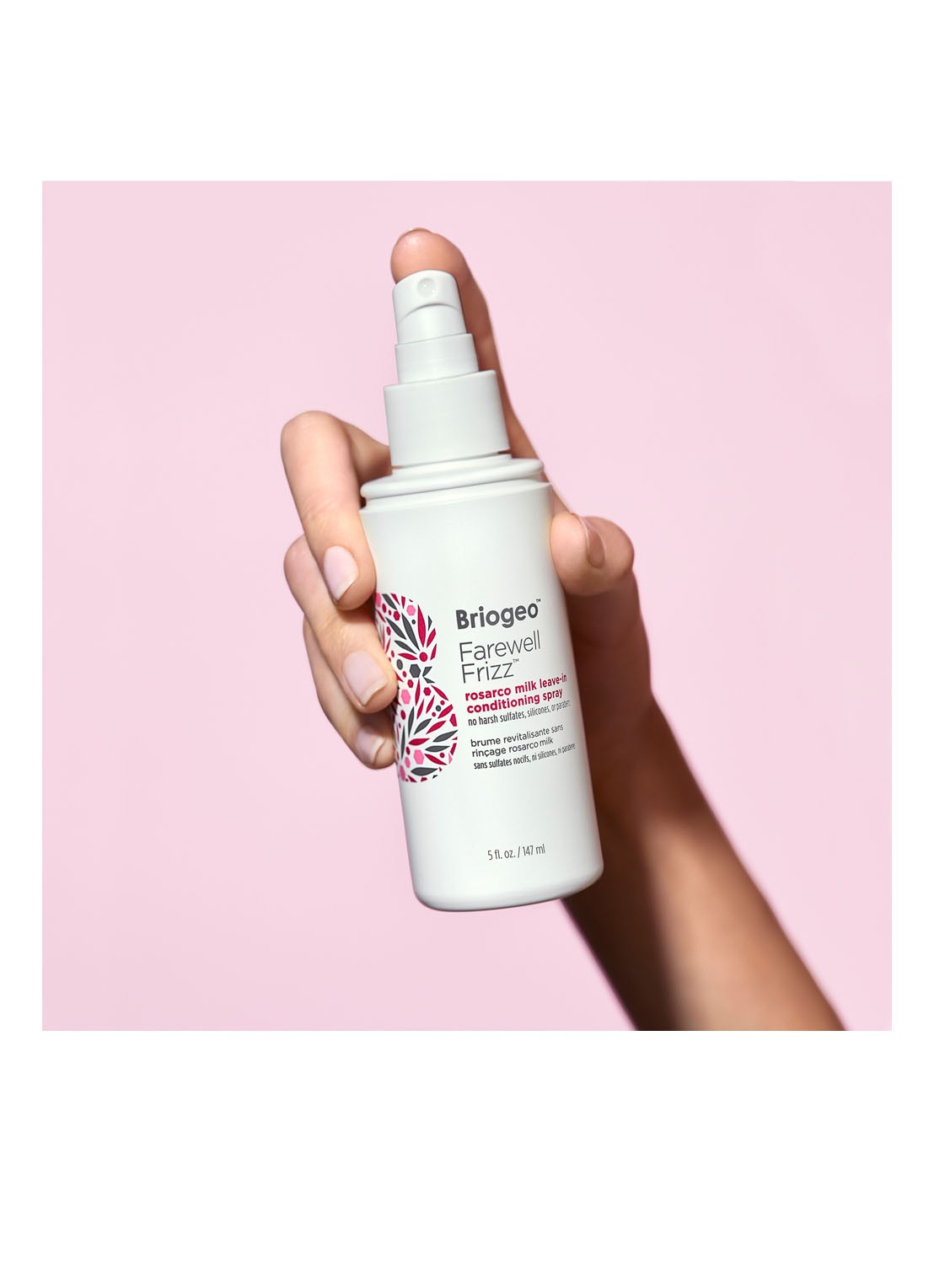 Briogeo Mini Farewell Frizz™ Rosarco Milk Leave-In Conditioning Spray - travel size leave-in haarspray - detail 6 undefined